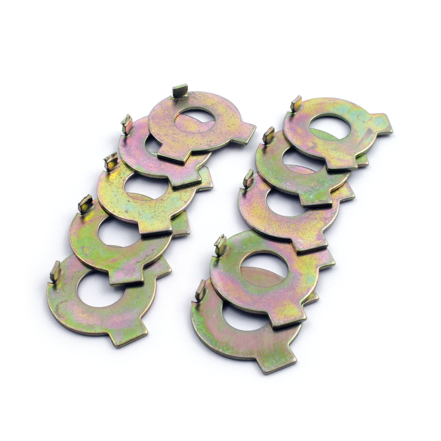 Lock tab, kickstart shaft nut