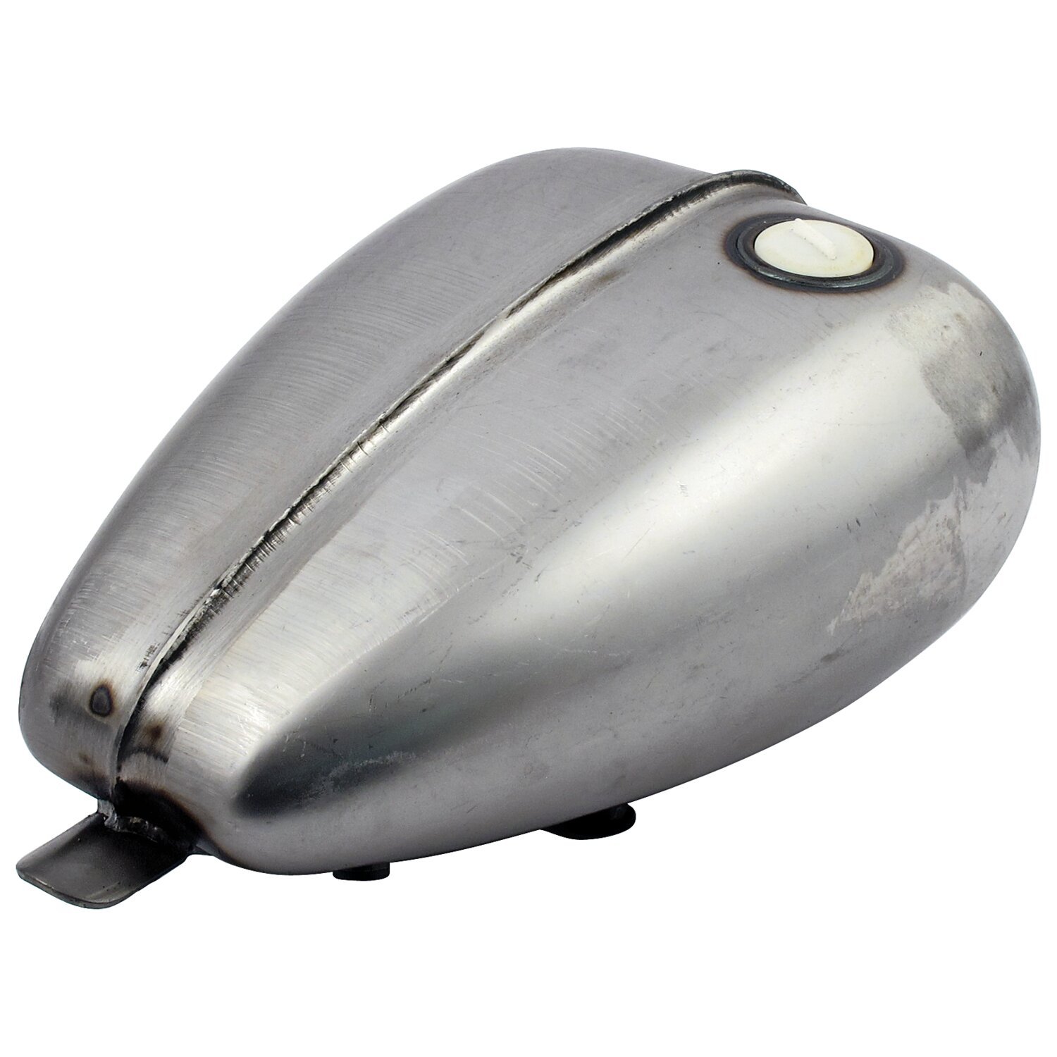 3.3 gallon Mustang ribbed gas tank, for 83-up gas caps