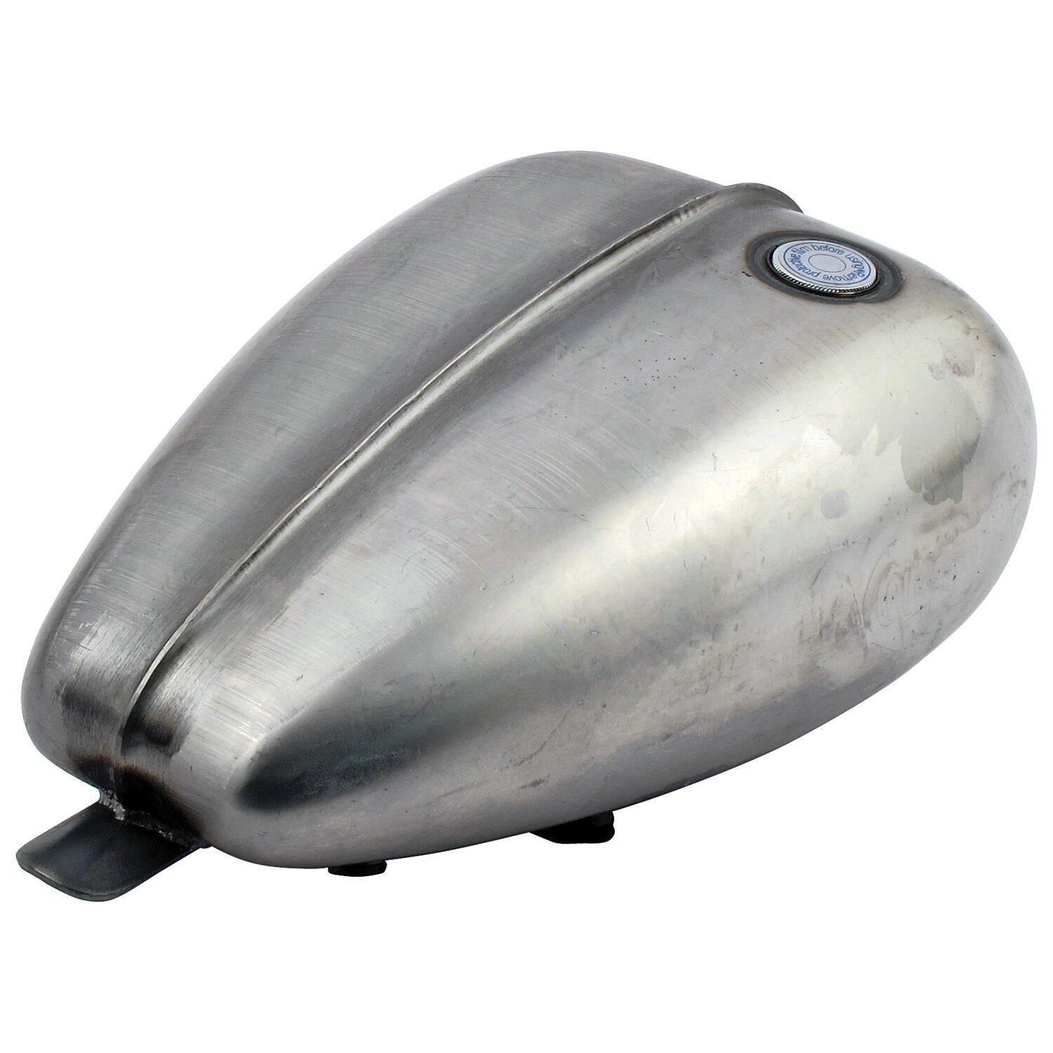 3.3 gallon Mustang ribbed gas tank, with flush gas cap
