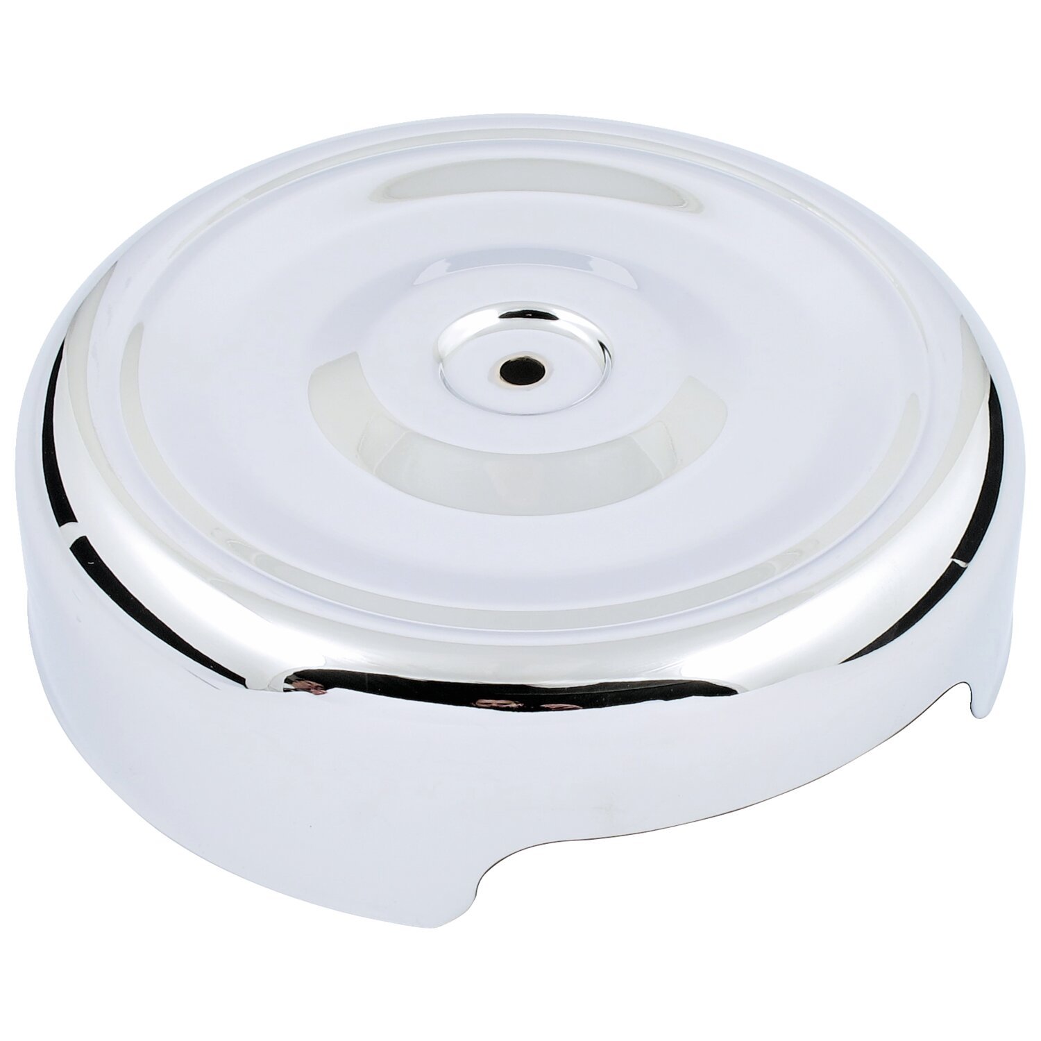 Air cleaner cover, Bobber style. 8, Chrome