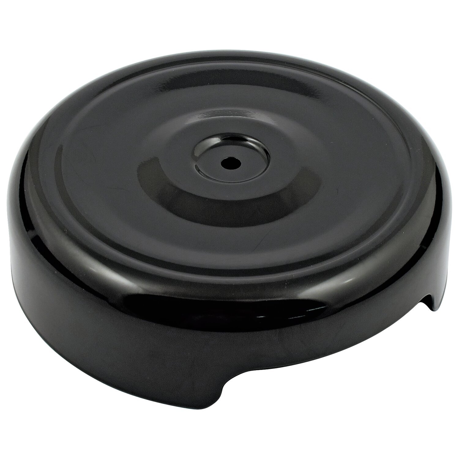 Air cleaner cover, Bobber style. Black, 8" diameter