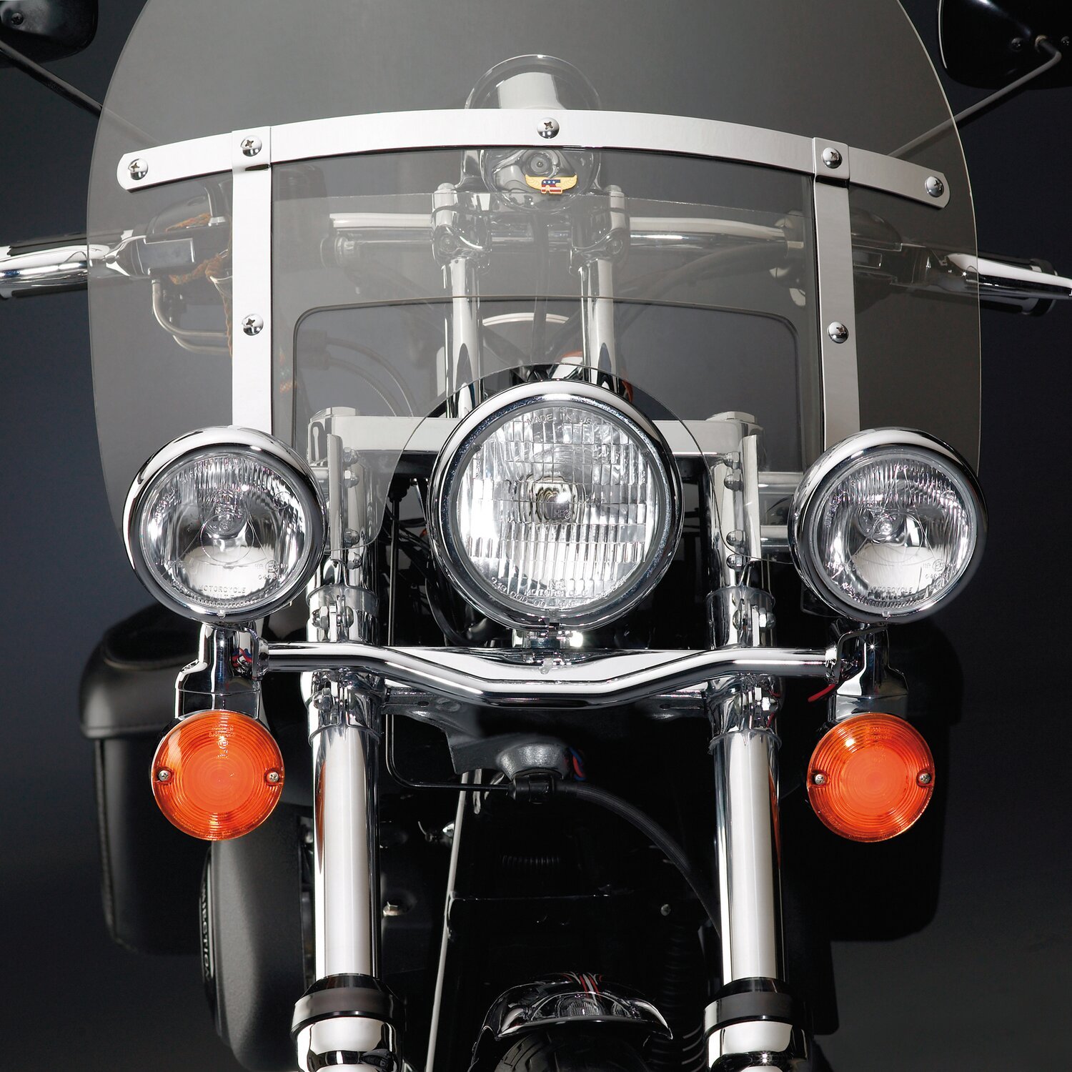 National Cycle, spotlamp mounting bar kit, Chrome
