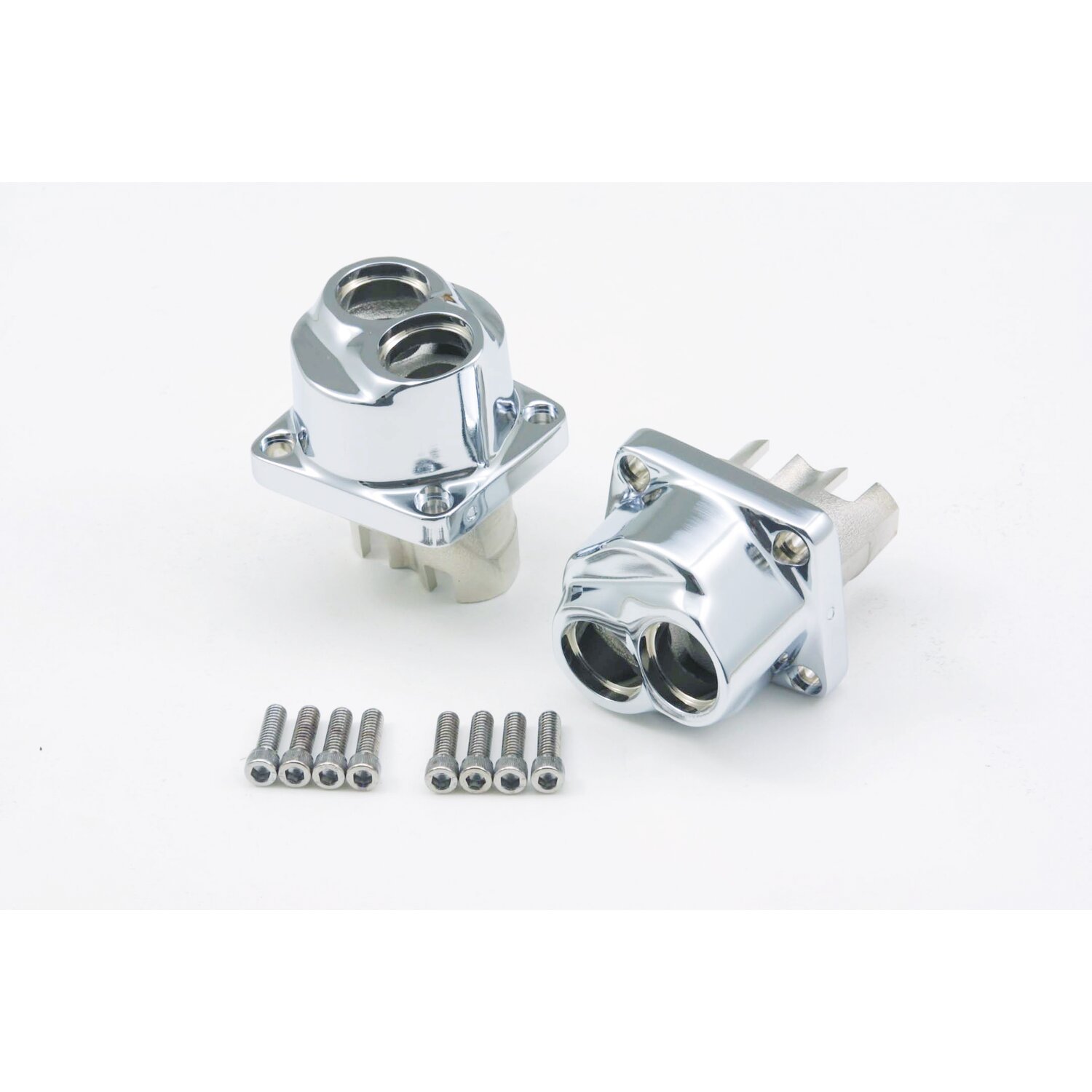 84-99 tappet block set front/rear, Chrome