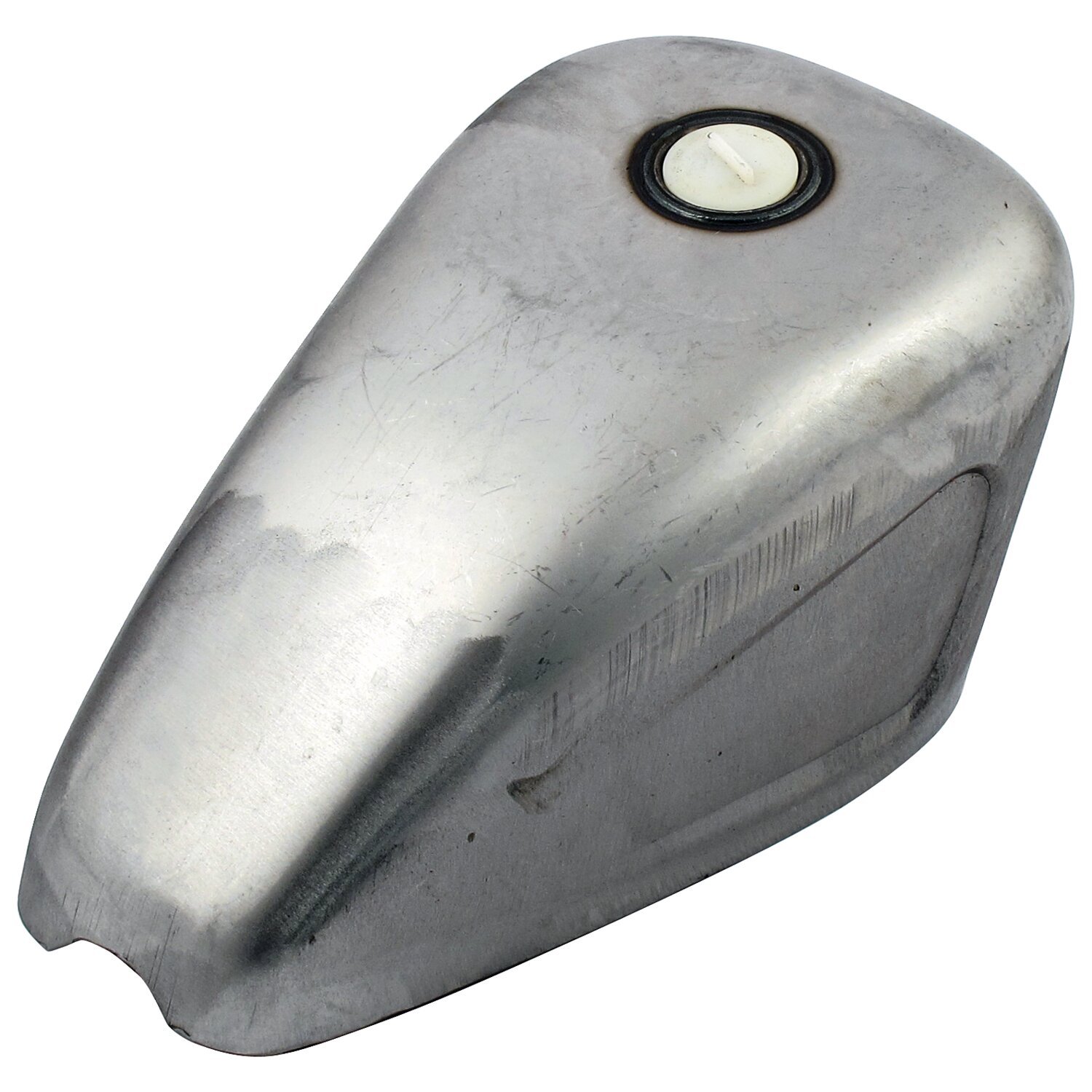 Bobber Sportster style 2.25g gas tank, scalloped sides