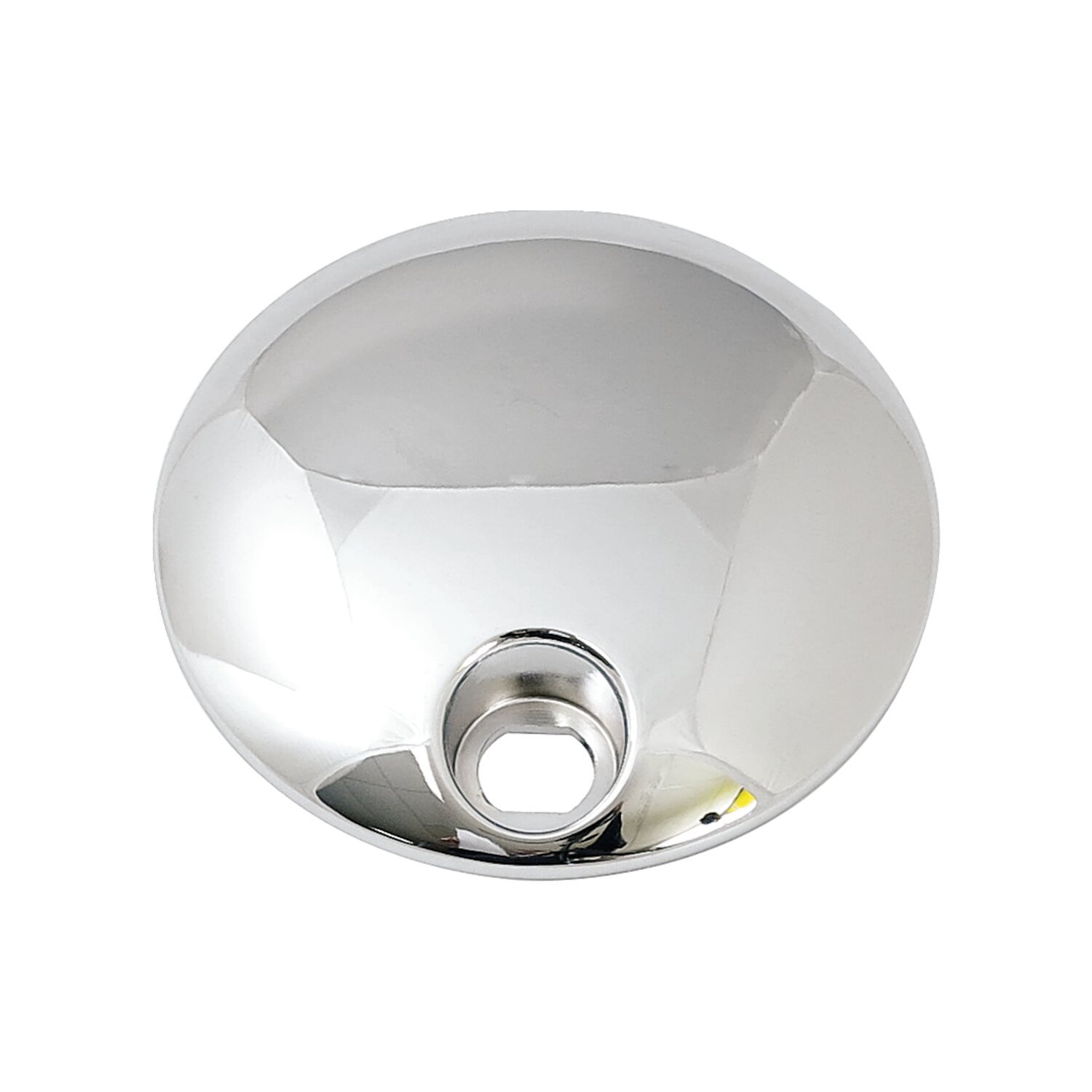 Fuel tank console door, Chrome