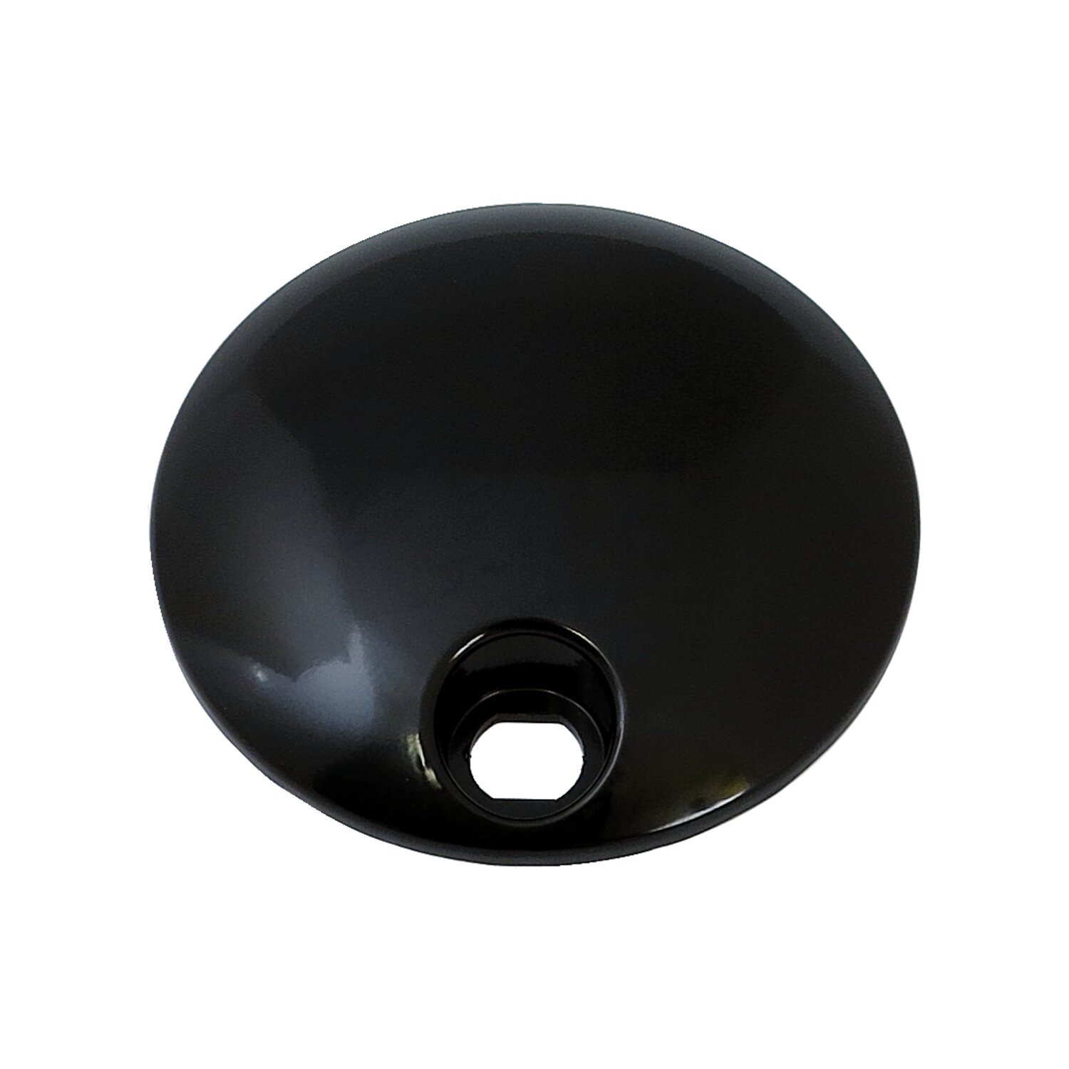 Fuel tank console door, Black, Gloss