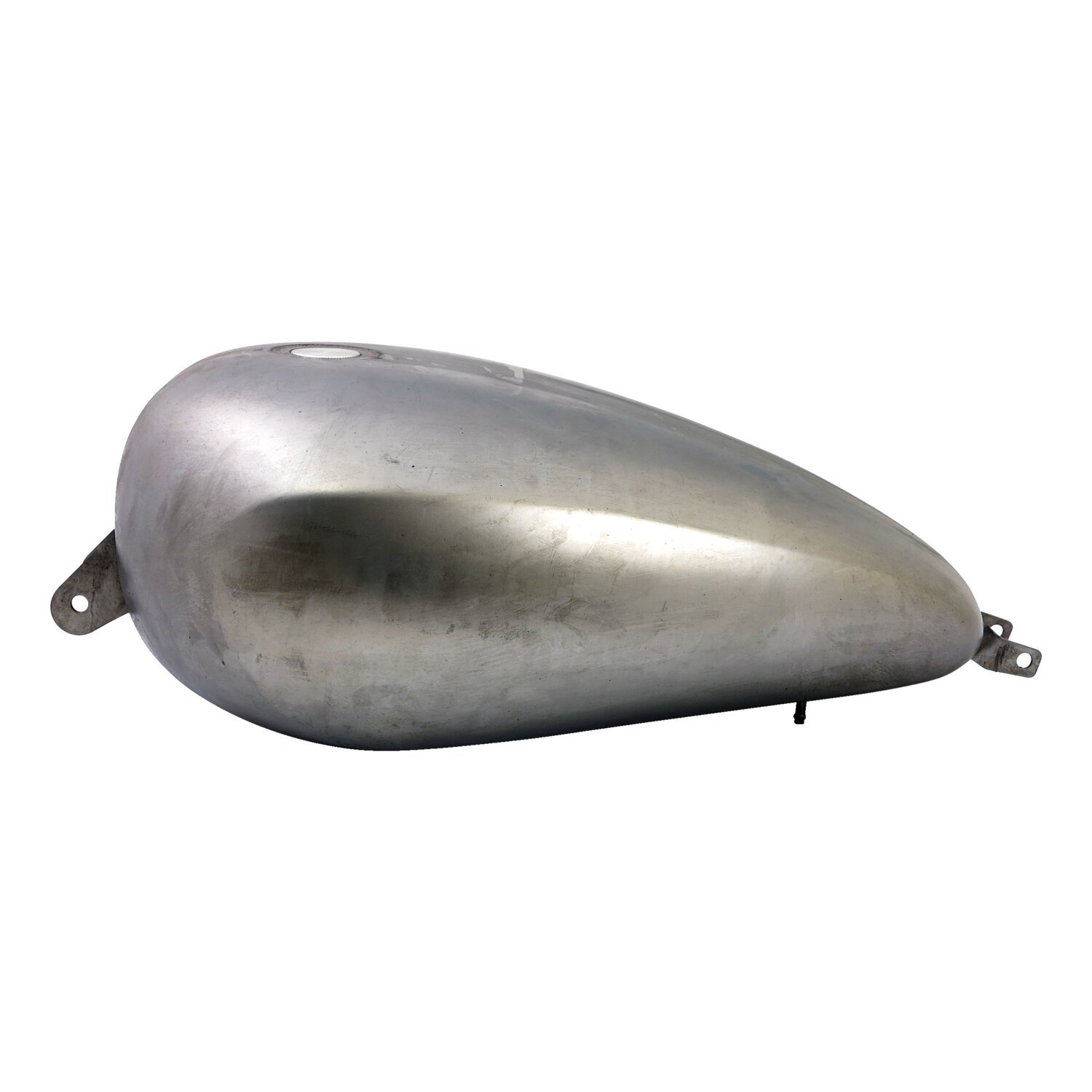 Sportster stock style gas tank. with custom pup-up gas cap