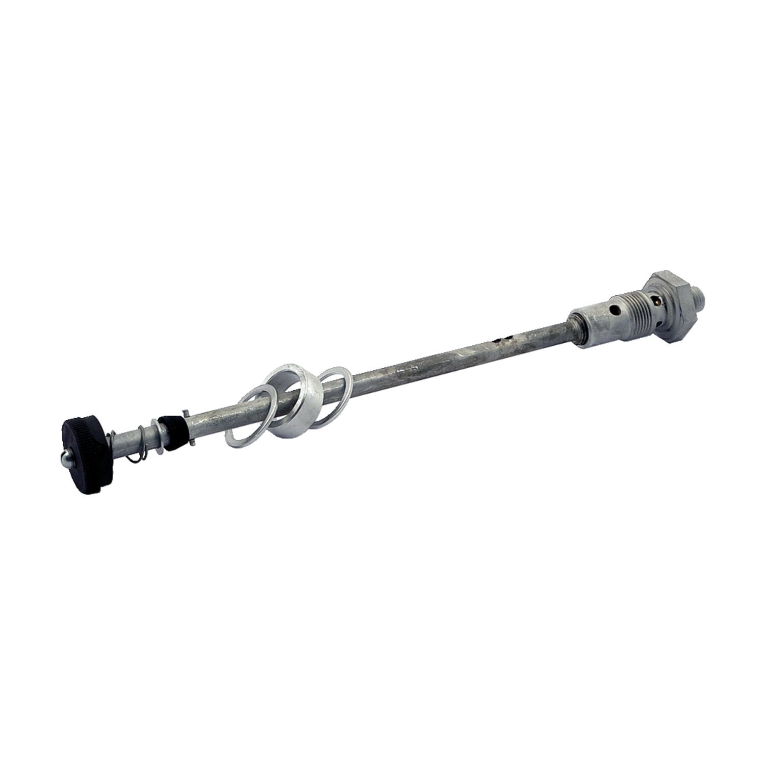 Early style gas valve set. Black knob