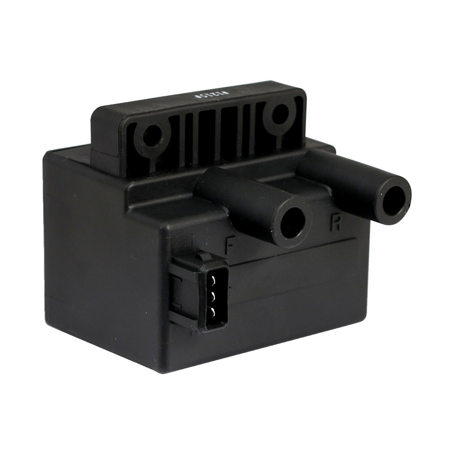 Ignition coil, OEM style single fire. Fuel injected models, Black