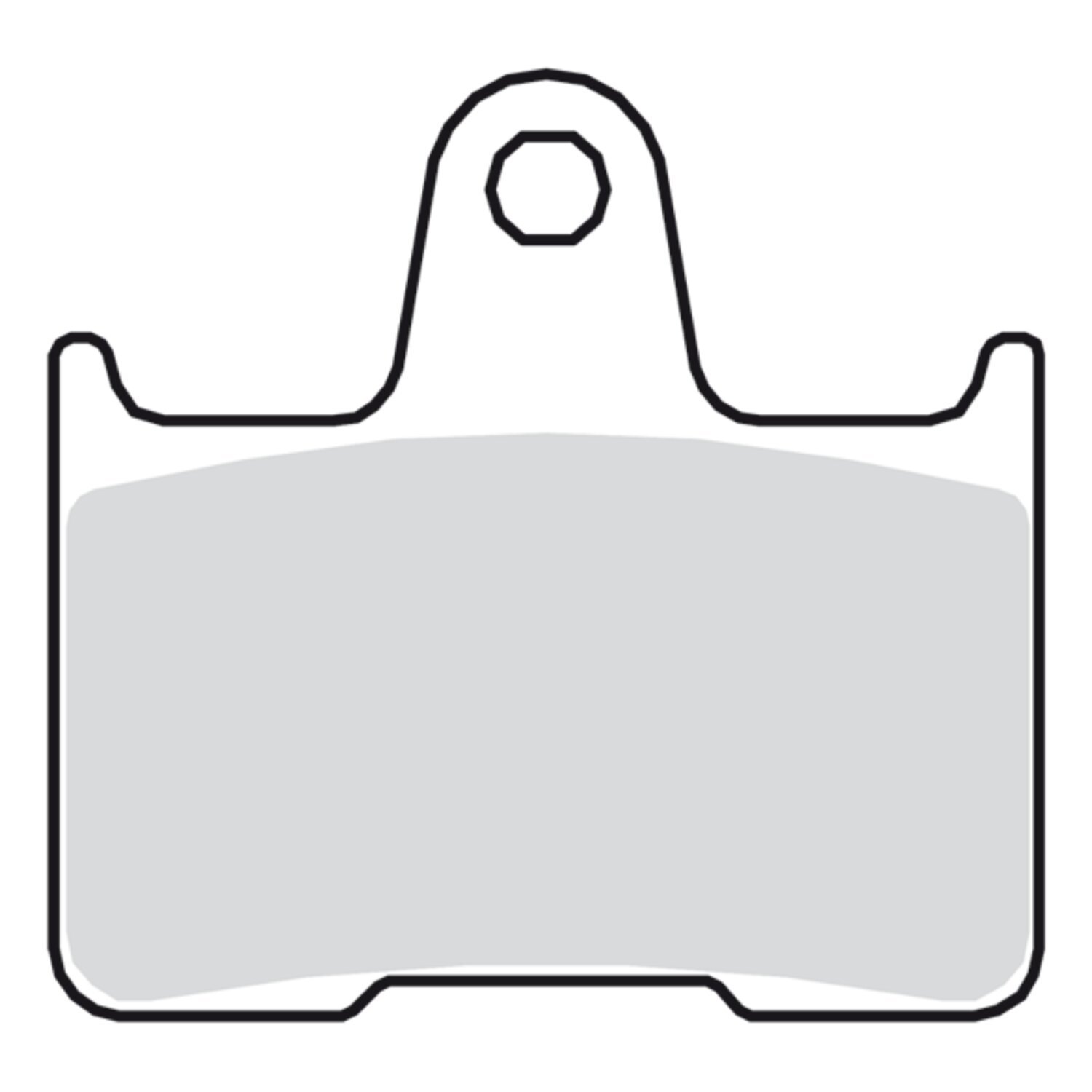 TRW brake pads rear, organic
