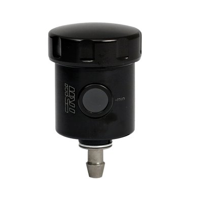 Used in custom applications where an all-in one style rear master cylinder is not the right solution. Capacity 15cc, black, and made from aluminum.