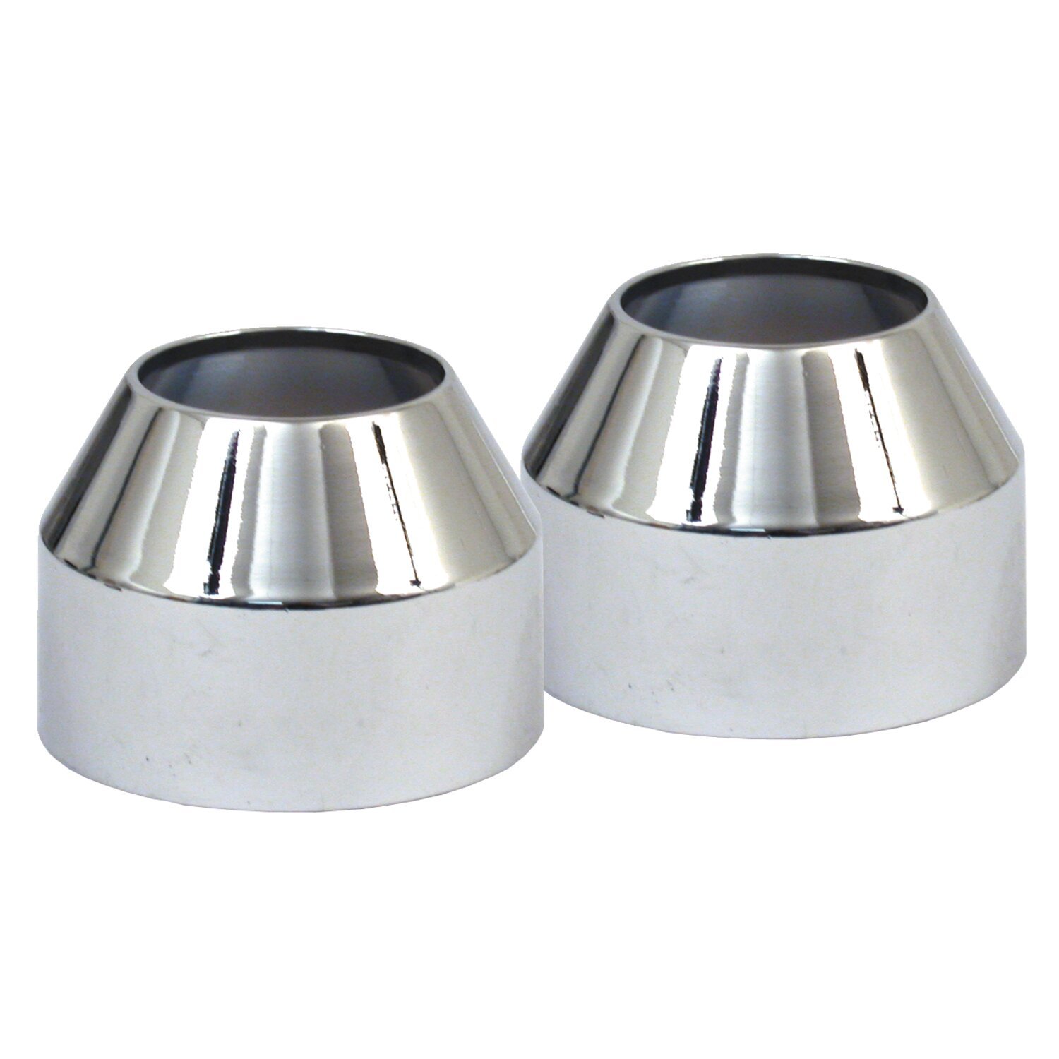 Fork boot covers, Chrome