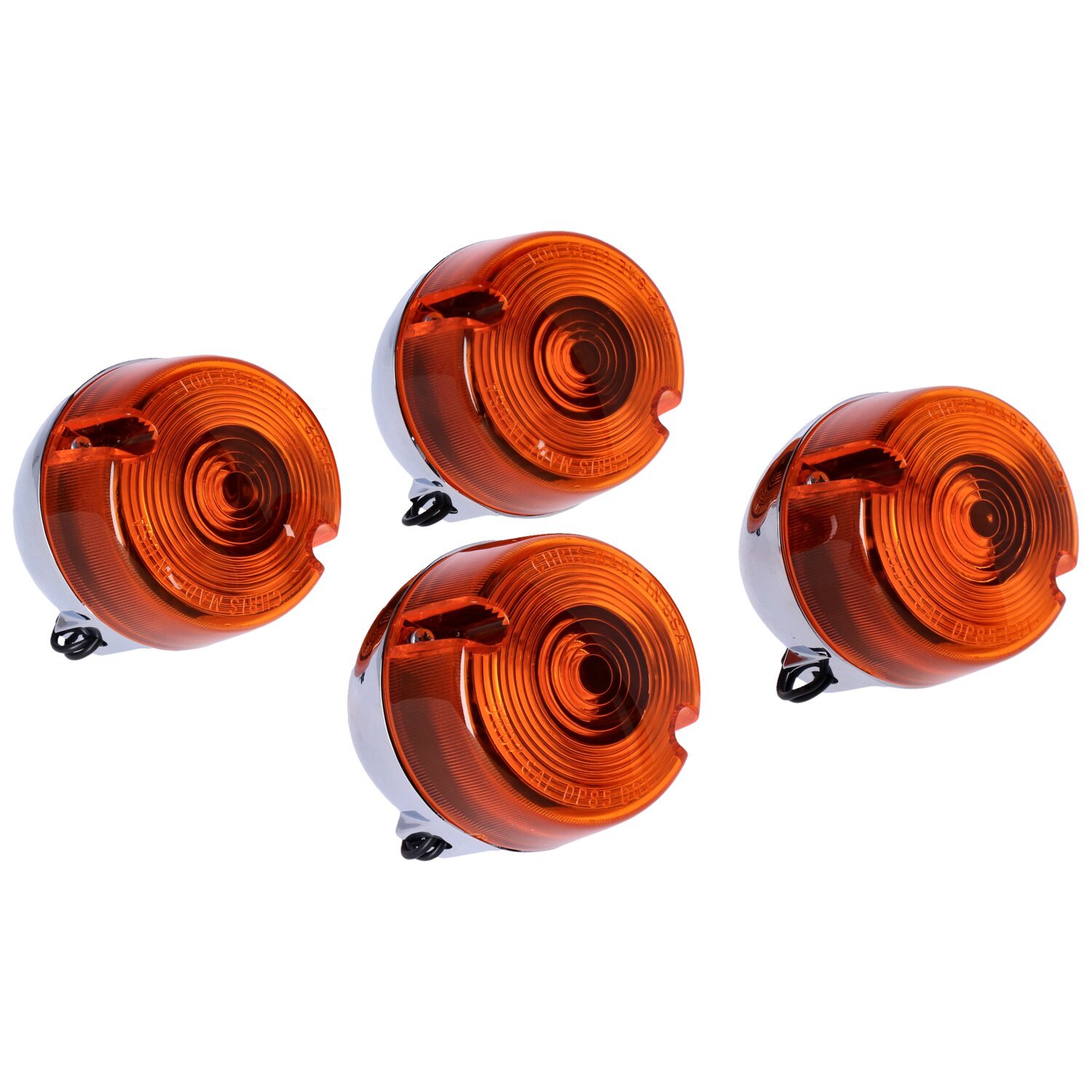 Chris Products, 3" 86-99 FX, XL style turn signal kit, Chrome