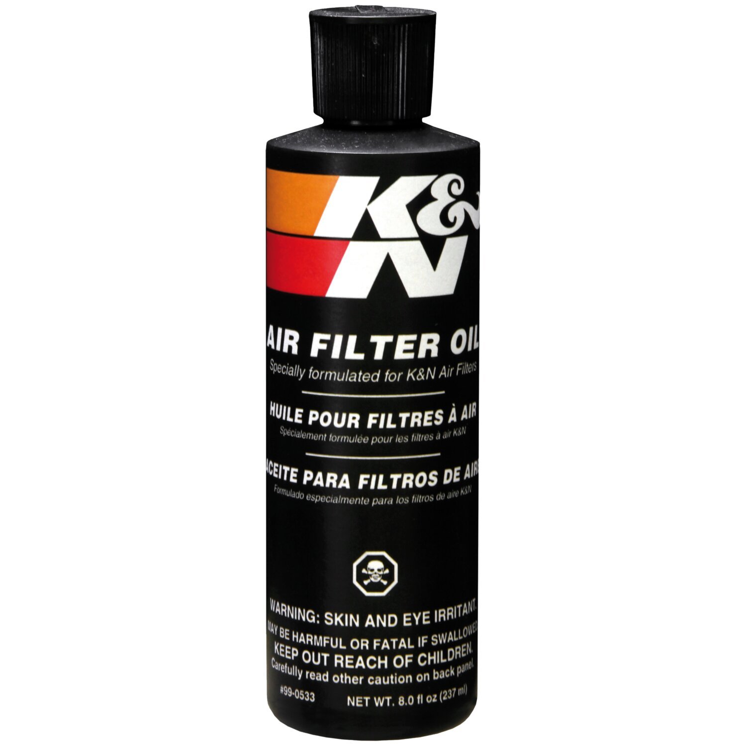 K&N, air filter oil. 8-oz squeez bottle