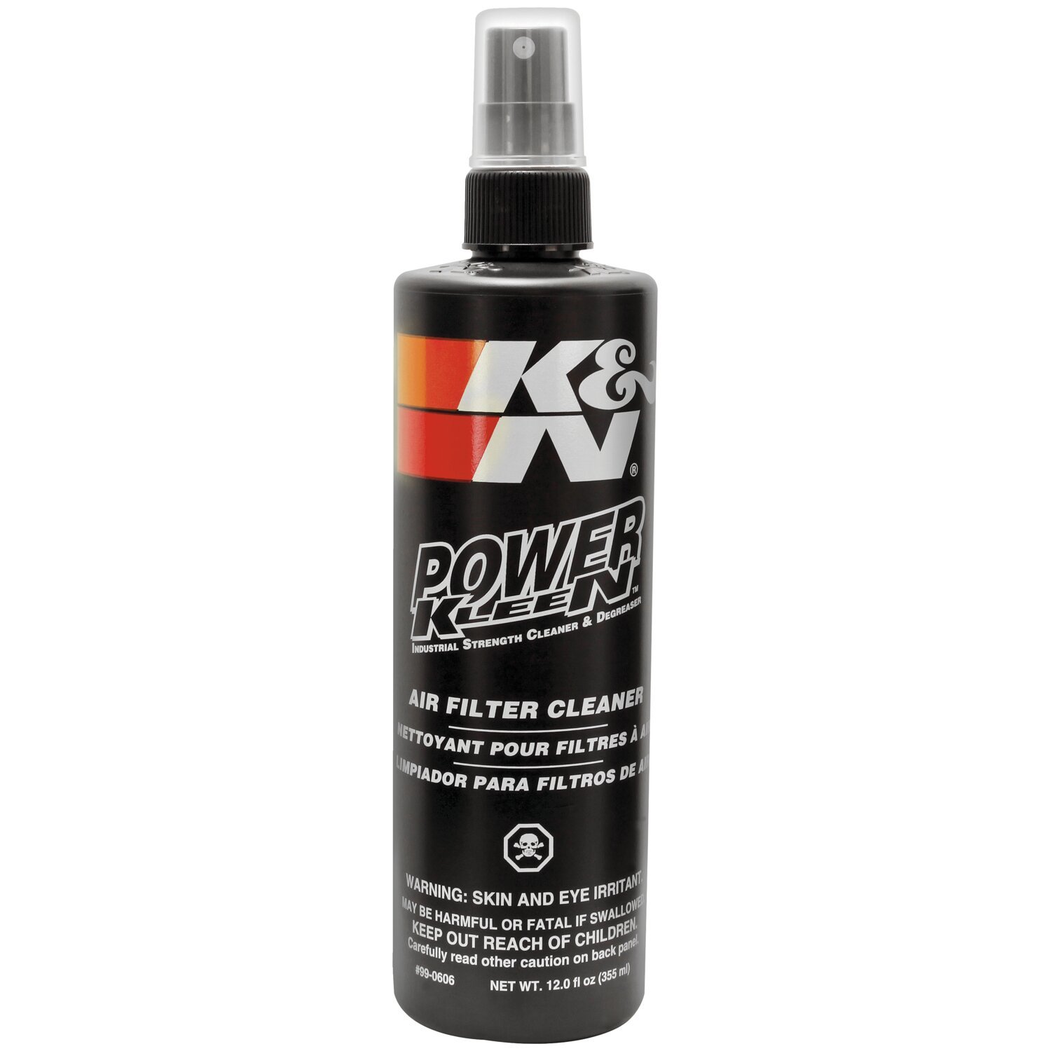 K&N, Power Kleen air filter cleaner. 355cc