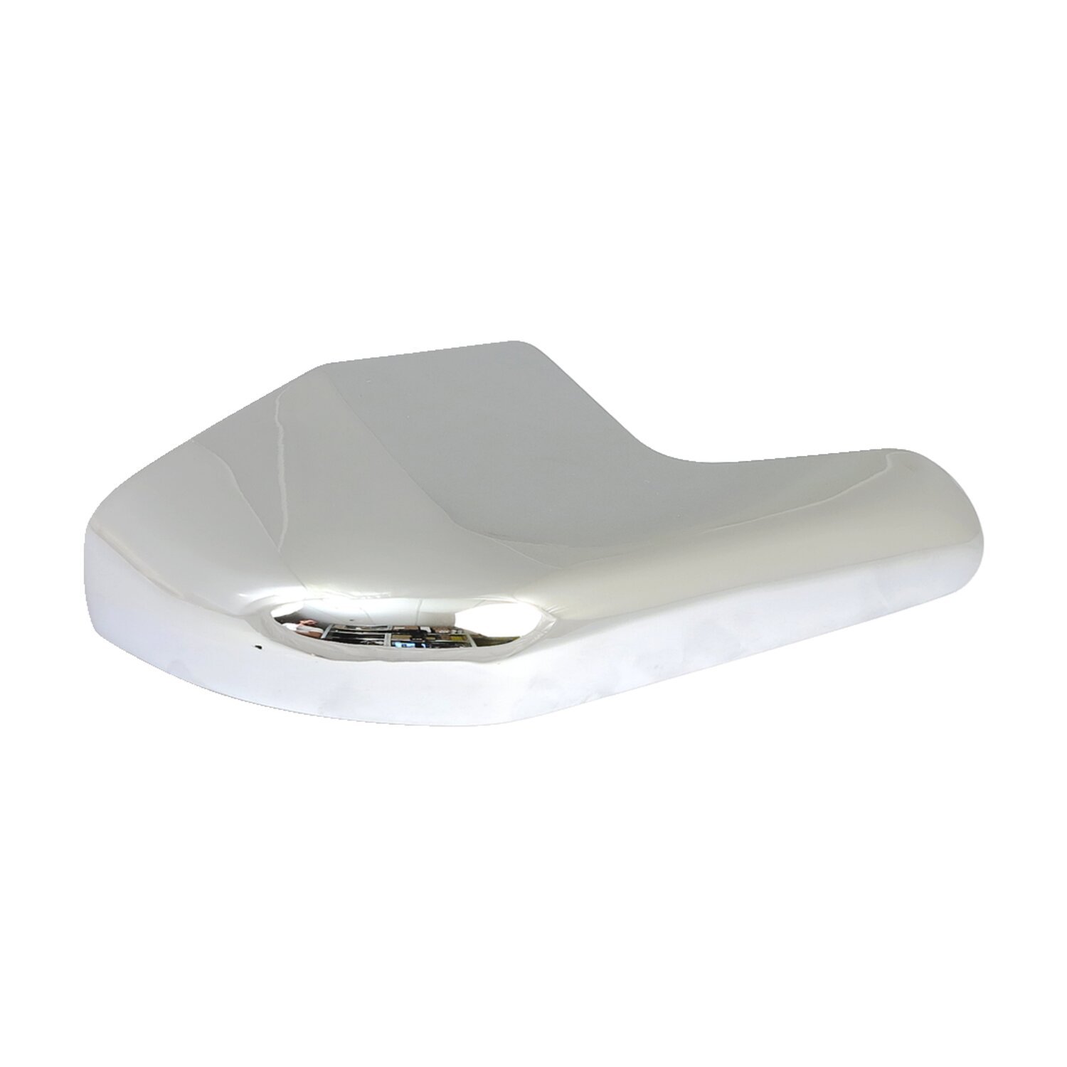 FL Shovel horizontal crossover heat shield, Chrome