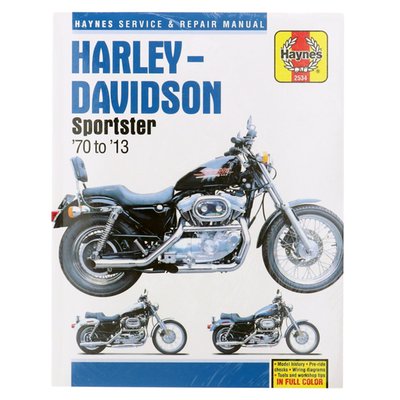One of the most popular aftermarket service manuals for Harley-Davidson® Sportster models. As far as possible repairs and overhauls are done with tools that can be found in the average home mechanic's toolbox. A good and economical choice.