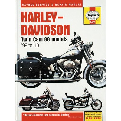 One of the most popular aftermarket service manuals for Harley-Davidson® Big Twin models. As far as possible repairs and overhauls are done with tools that can be found in the average home mechanic's toolbox. A good and economical choice.