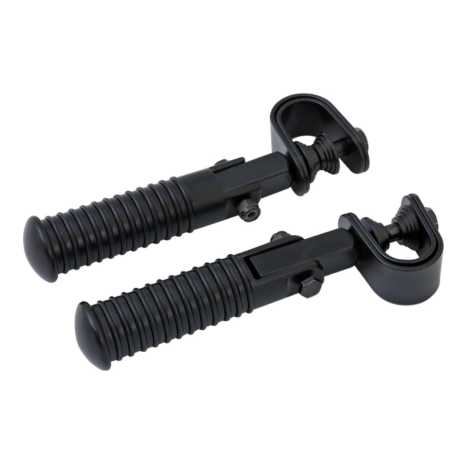 O-ring foot peg set. clamp-on. Chrome