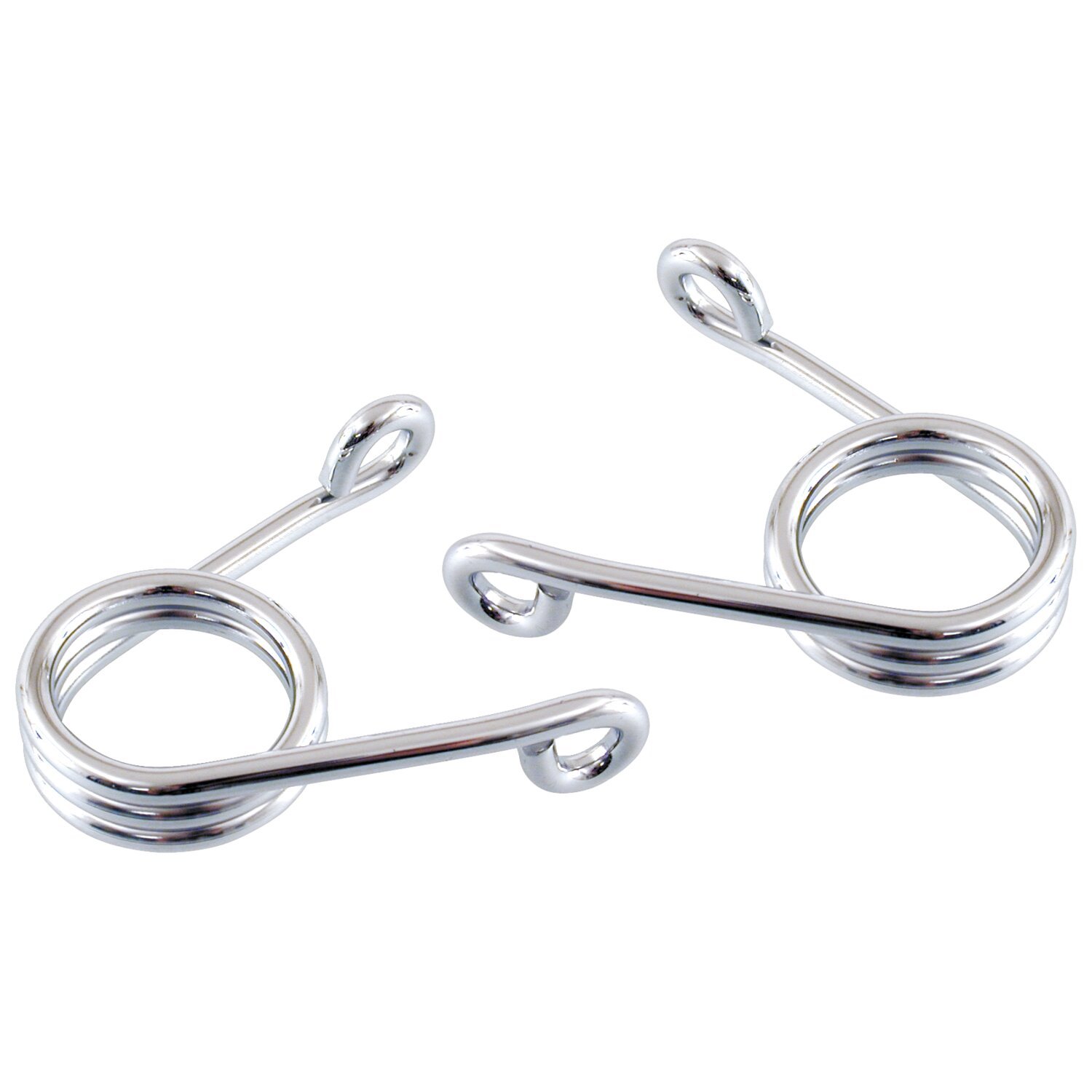 Scissor solo seat spring, chrome 3", Plain