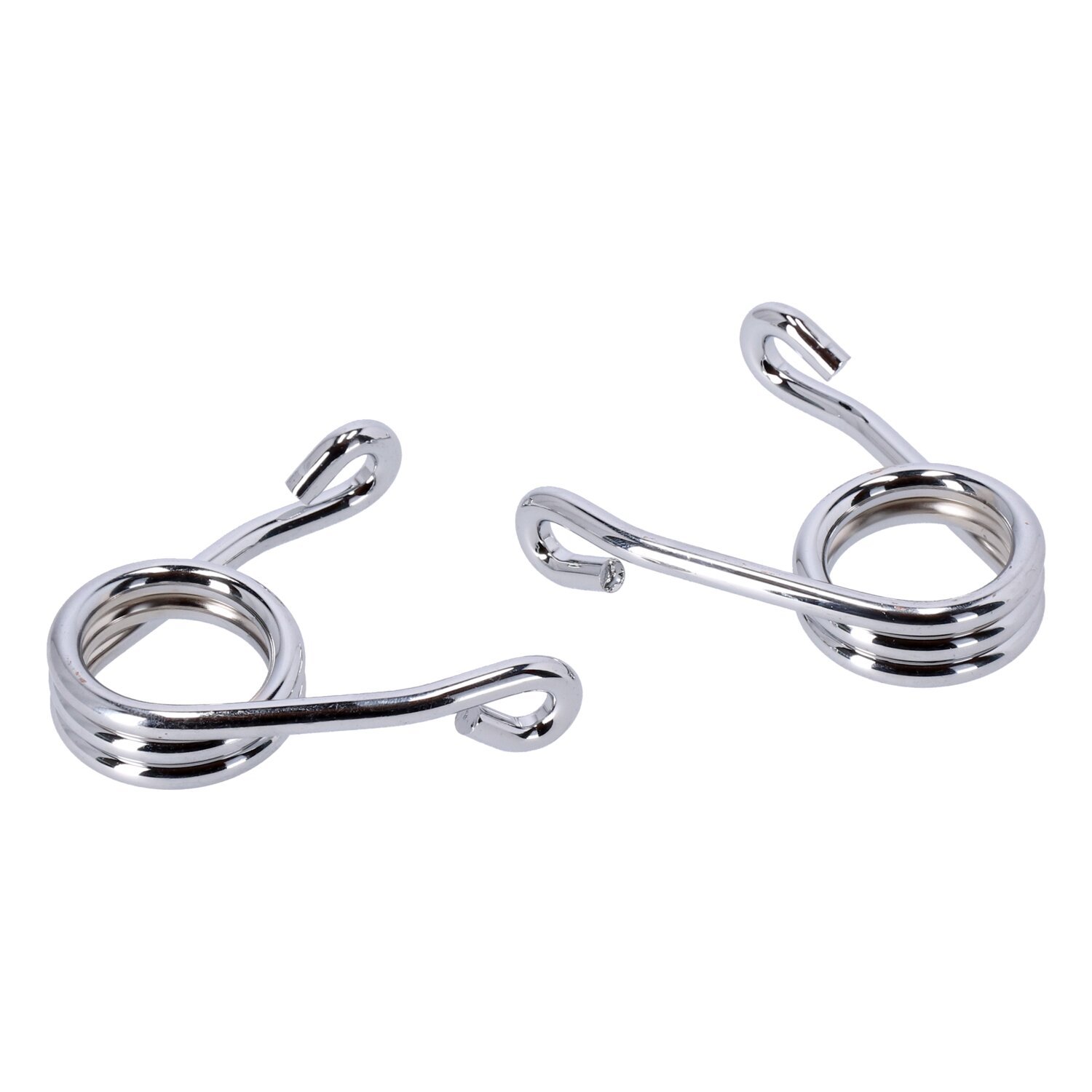 Scissor solo seat springs, chrome 3", Plain