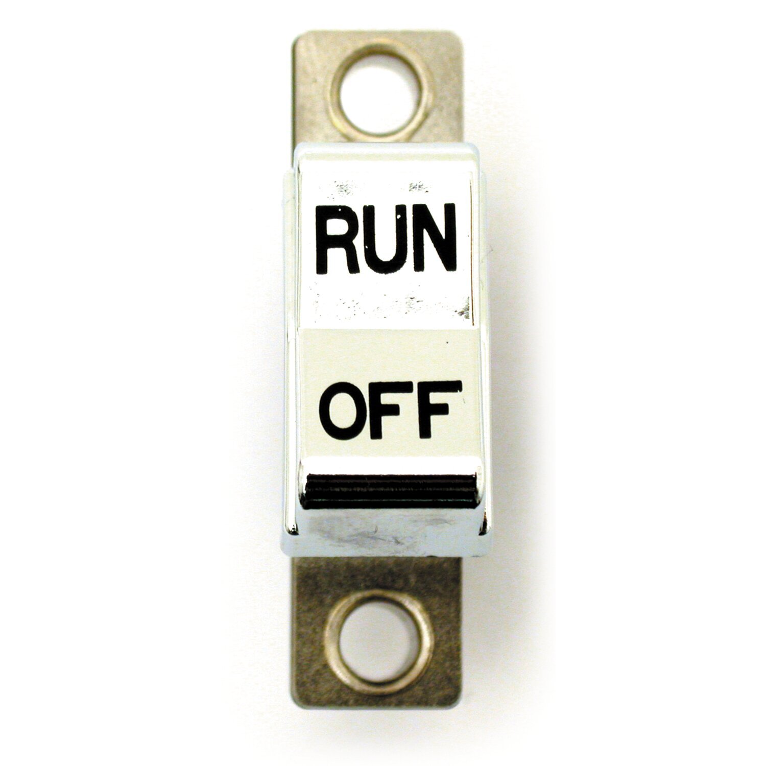 Handlebar rocker switch, run, Chrome