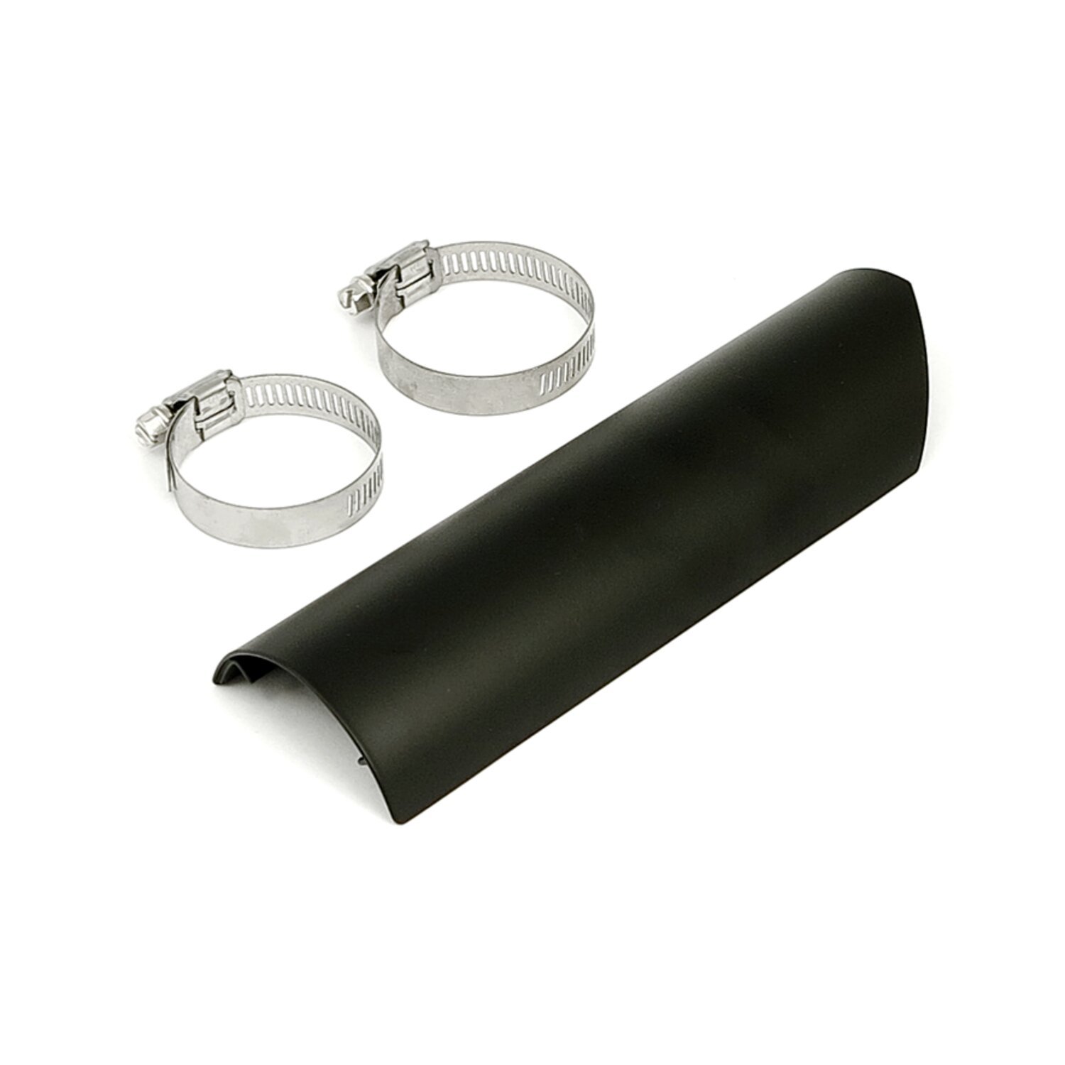 FL 2-1 exhaust header heatshield. lower right, rear, Black