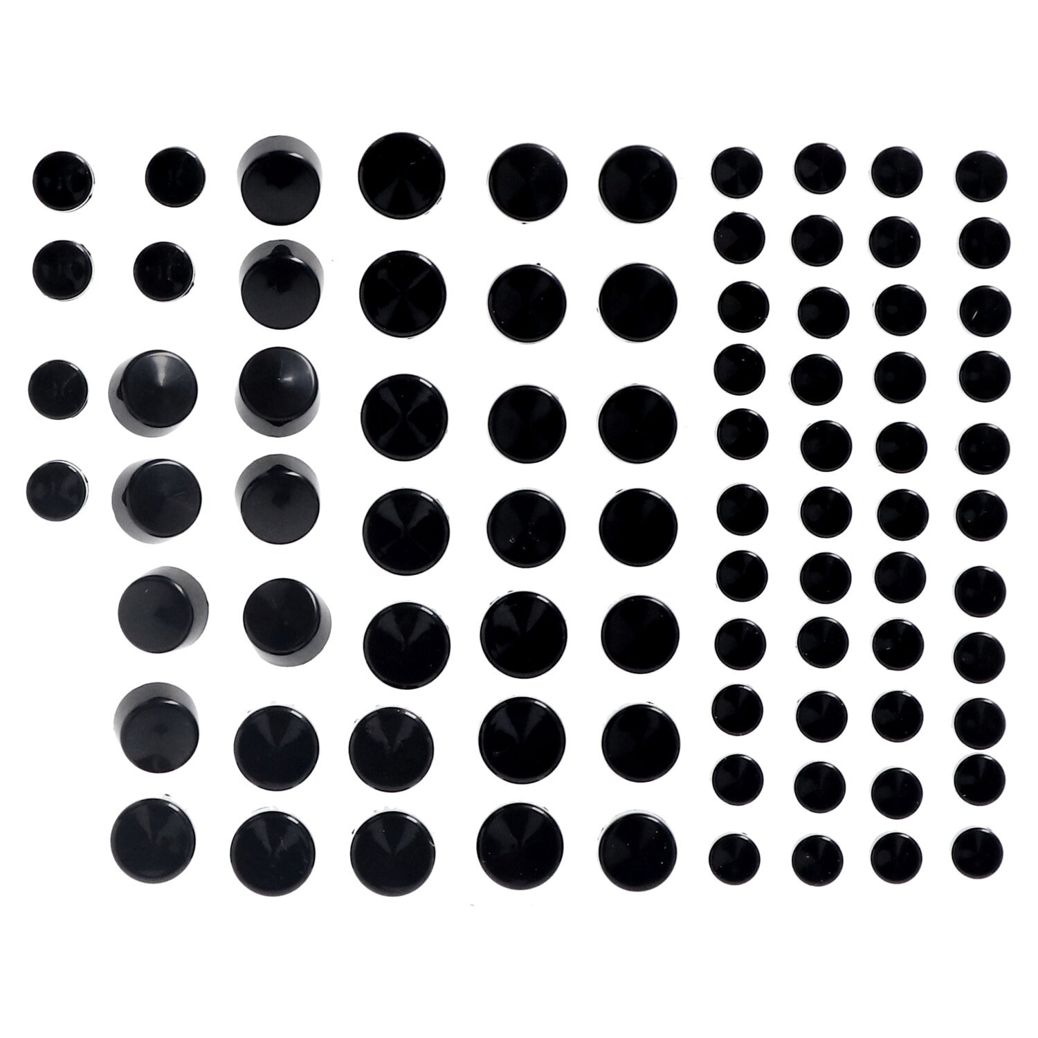 Smoothtopps, push-on cover set (83pc, Black