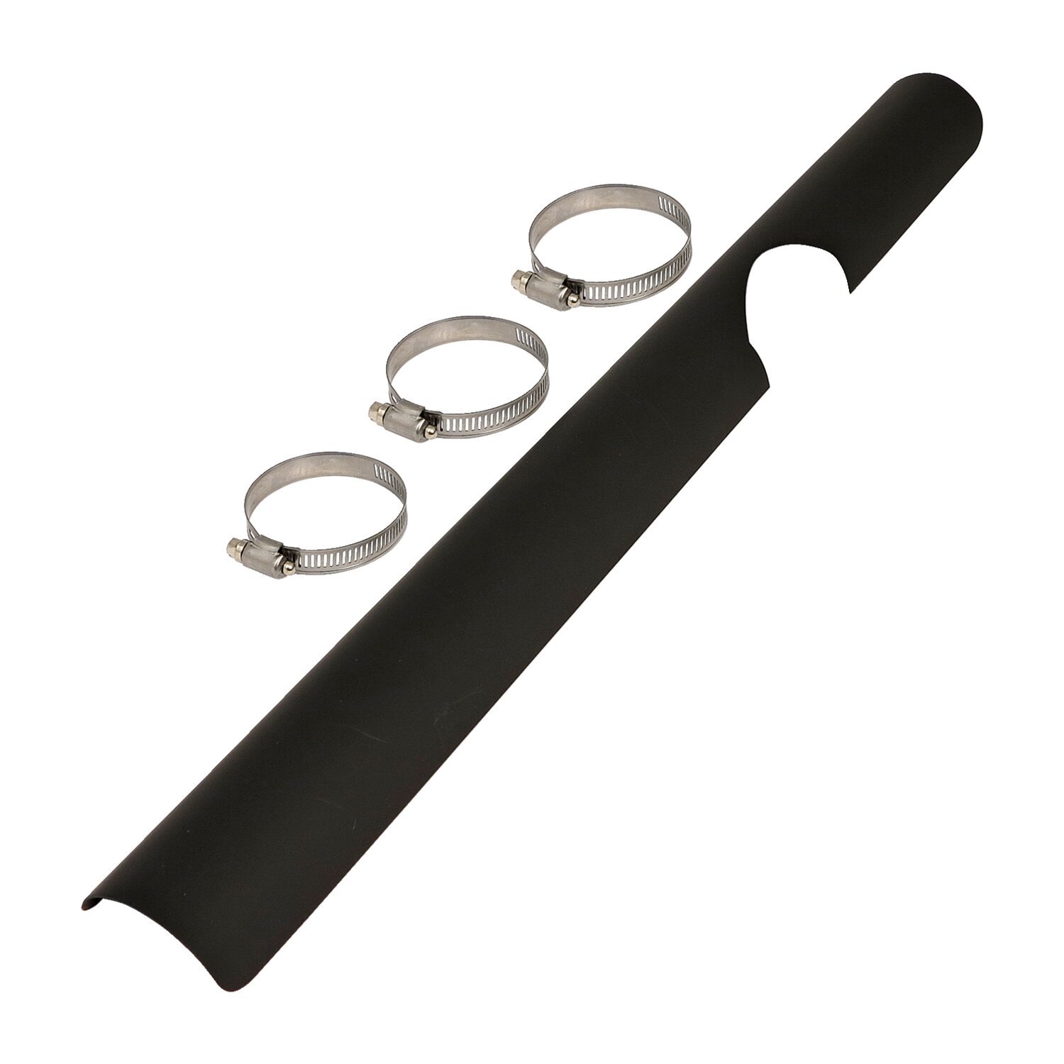 FLT header heat shield, lower right, Black