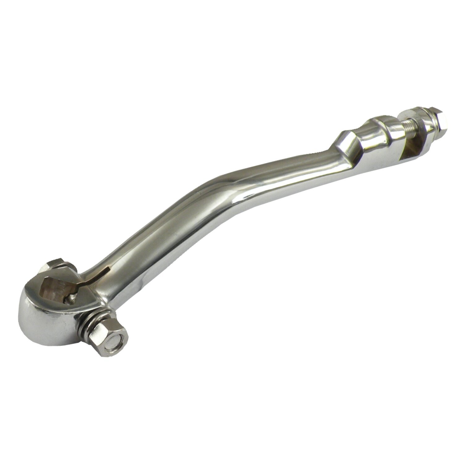Kickstart arm, large offset, Chrome