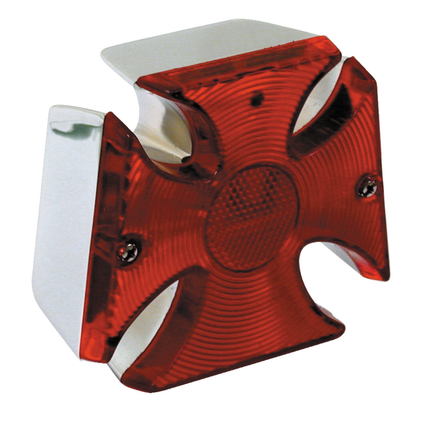 Maltese cross taillight, Chrome