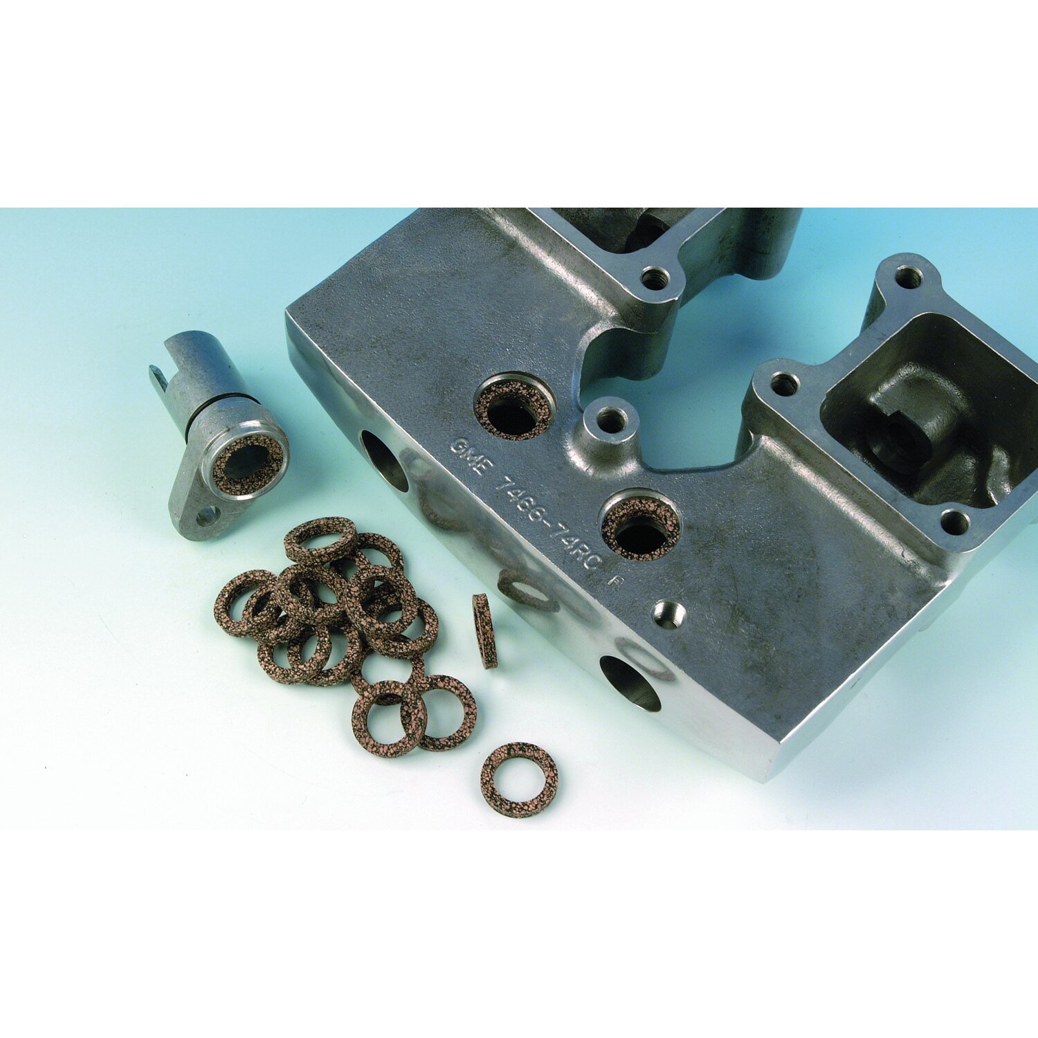 James, pushrod cover seals. Cork