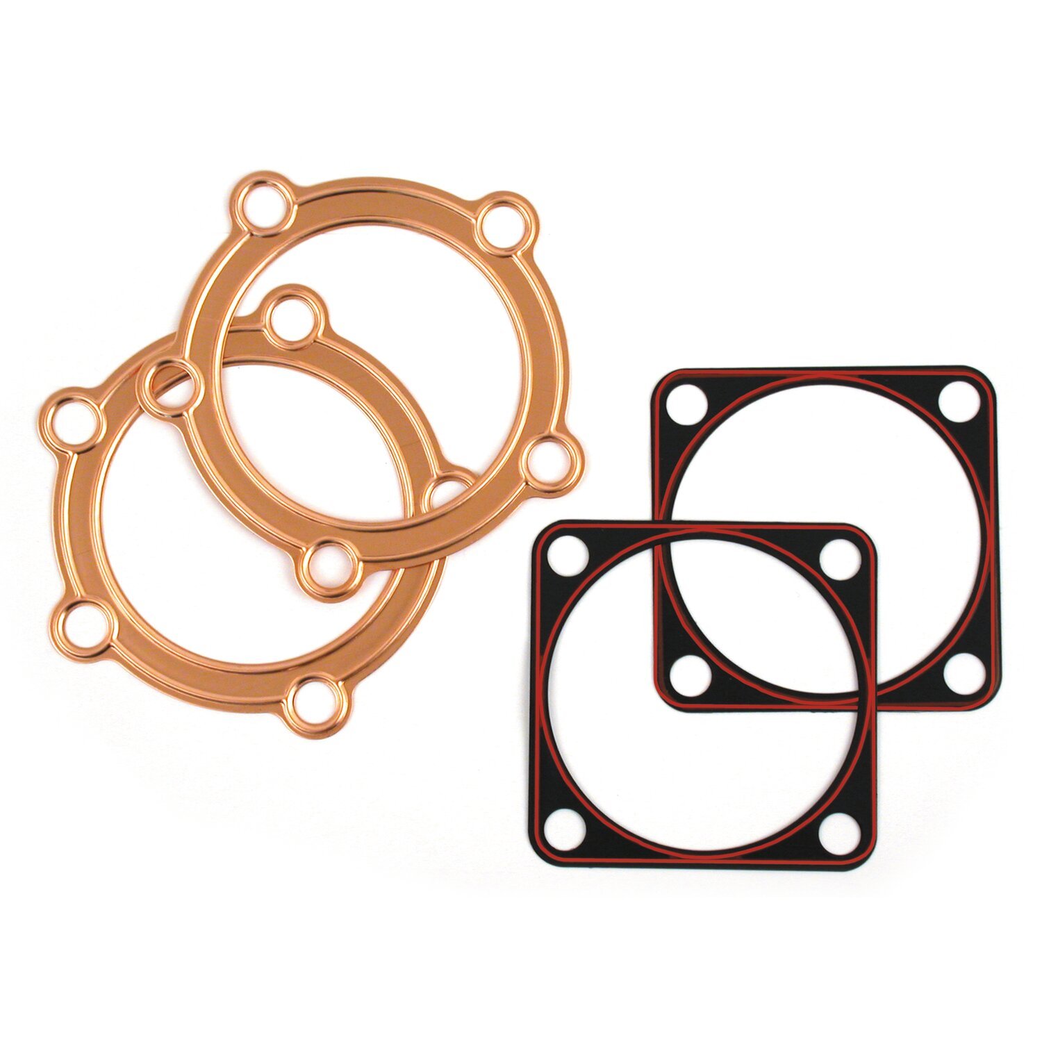 James, Knuckle head & base gasket kit. Copper/RCM