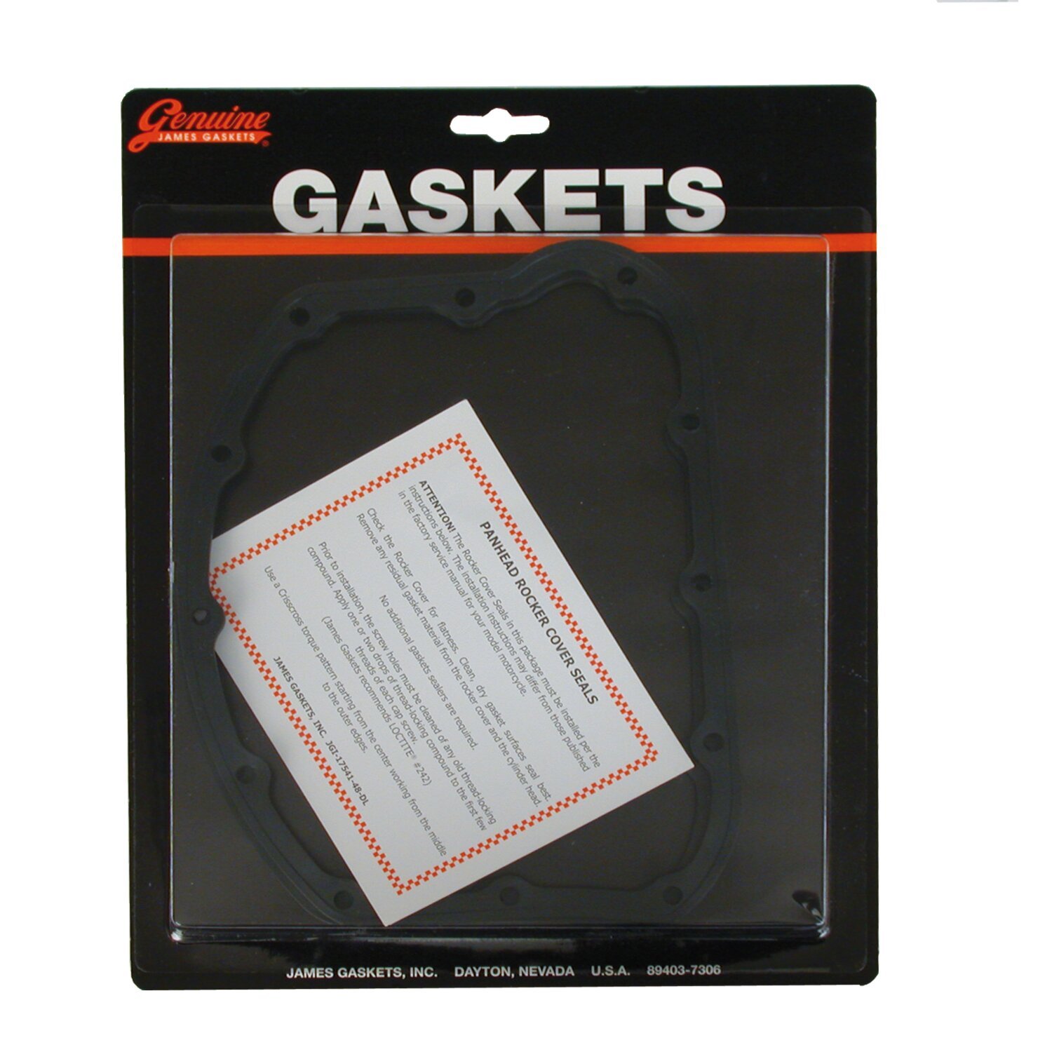James, rocker cover gasket set 2-pack. RCM