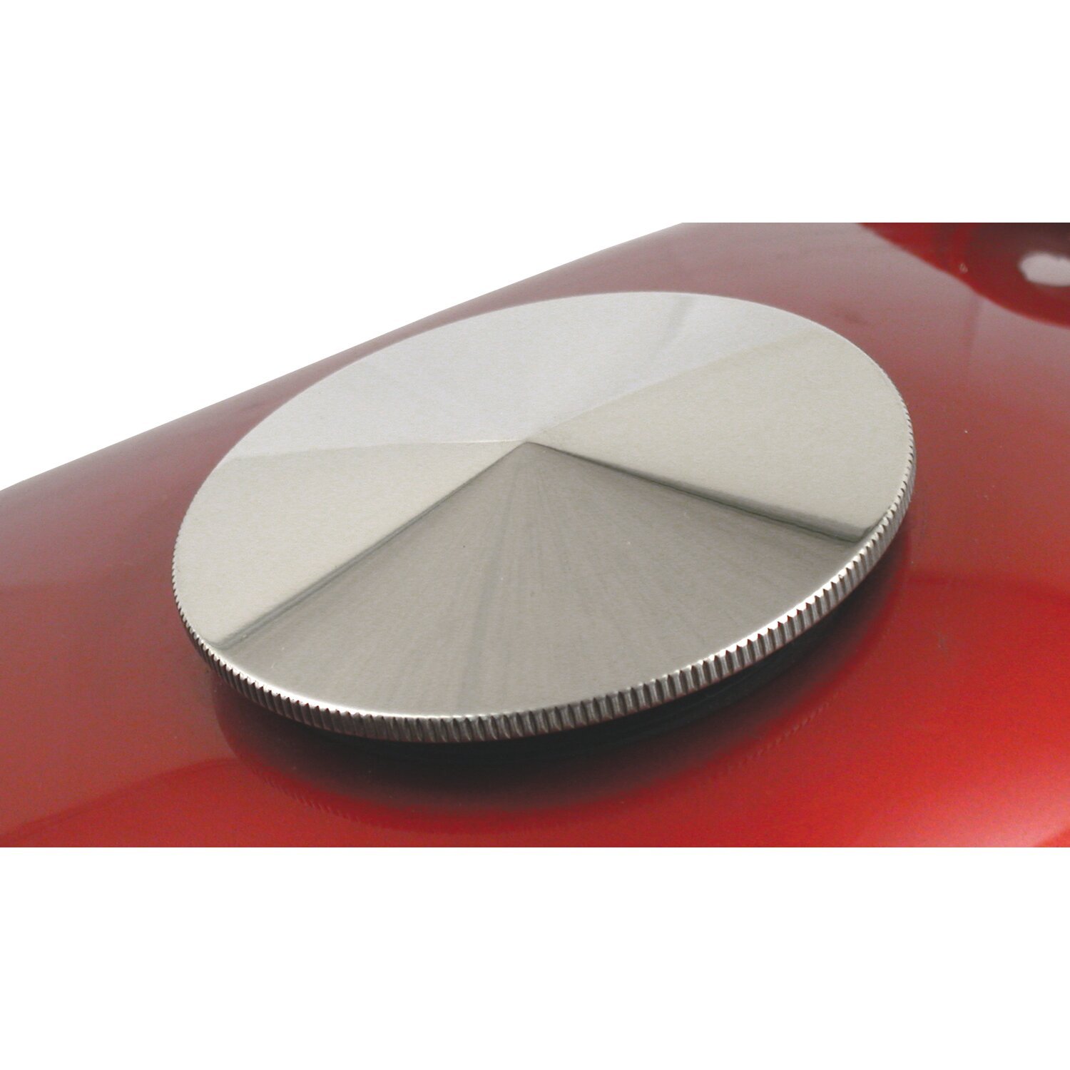 Stainless steel gas cap set, pointed, Polished