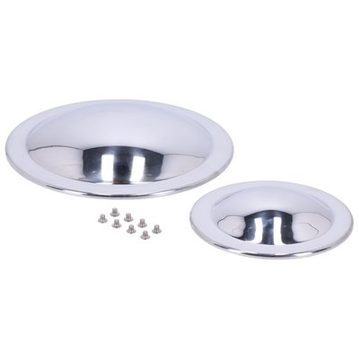 Polished aluminum cover set. Fits 71-47 and 72-48 ratio front and rear pulley on BDL's 3" open belt drives that are equipped with the BDL ETC clutch assembly.