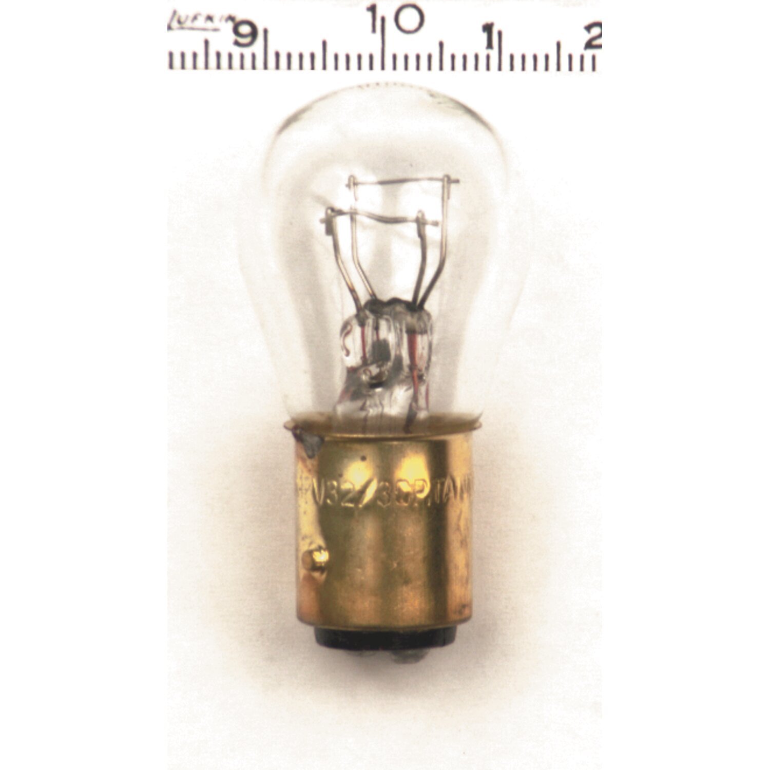 Stop/taillight 12v light bulb. repl. 1157. Clear glass