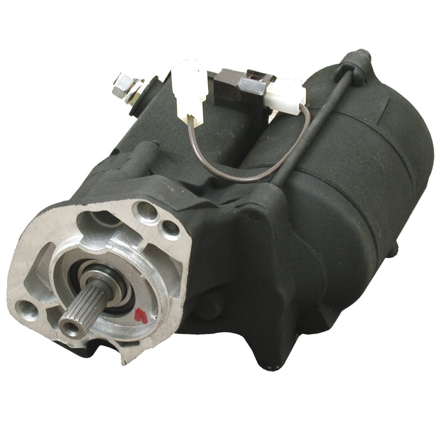 BDL, starter motor 1.4kW, Black, Wrinkle
