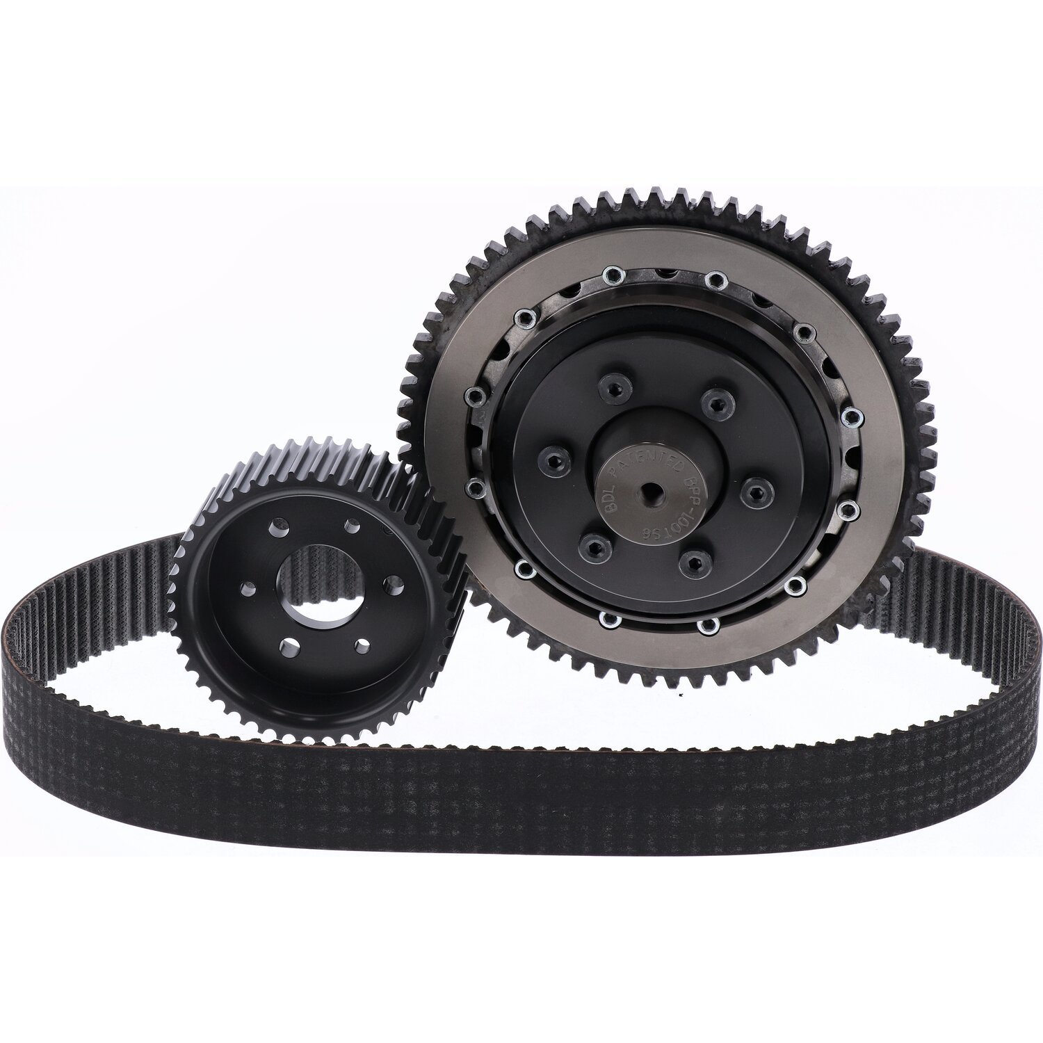 BDL, bolt-in elec. start 8mm belt drive kit. Softail