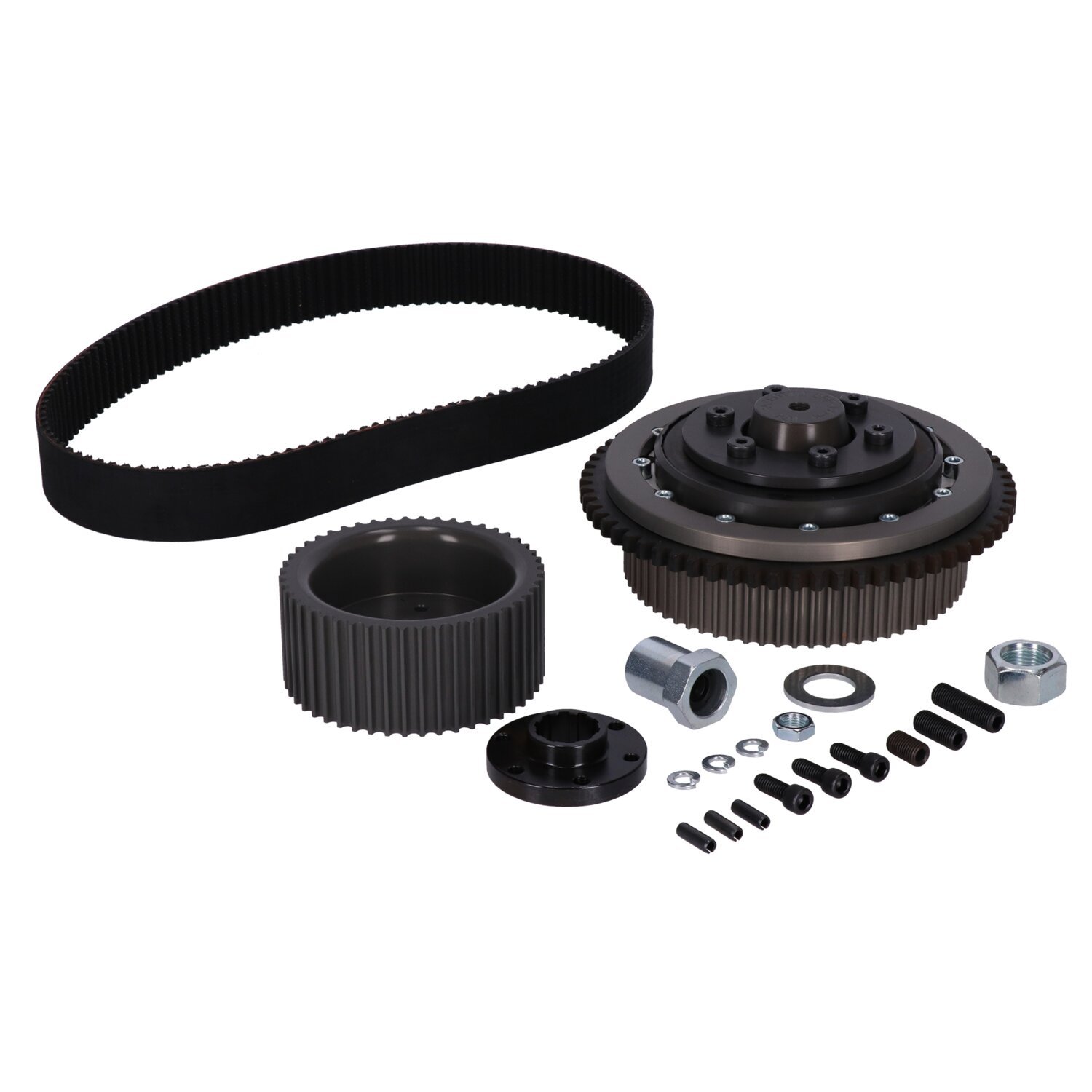 BDL, bolt-in elec. start 8mm belt drive kit. Shovelhead