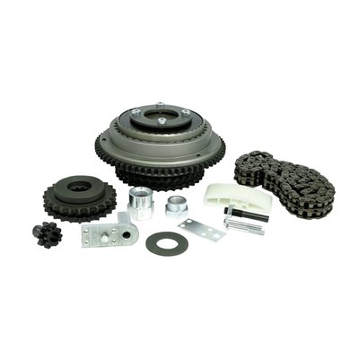 With a rigid 25 tooth motor sprocket. This kit comes with the proven BDL Ball Bearing Lock-up clutch for no clutch-slip action. The BDL solution in primary chain drive technology.
Note: See 518938 for the identical kit equipped with BDL's patented 25 tooth compensator motor sprocket.
