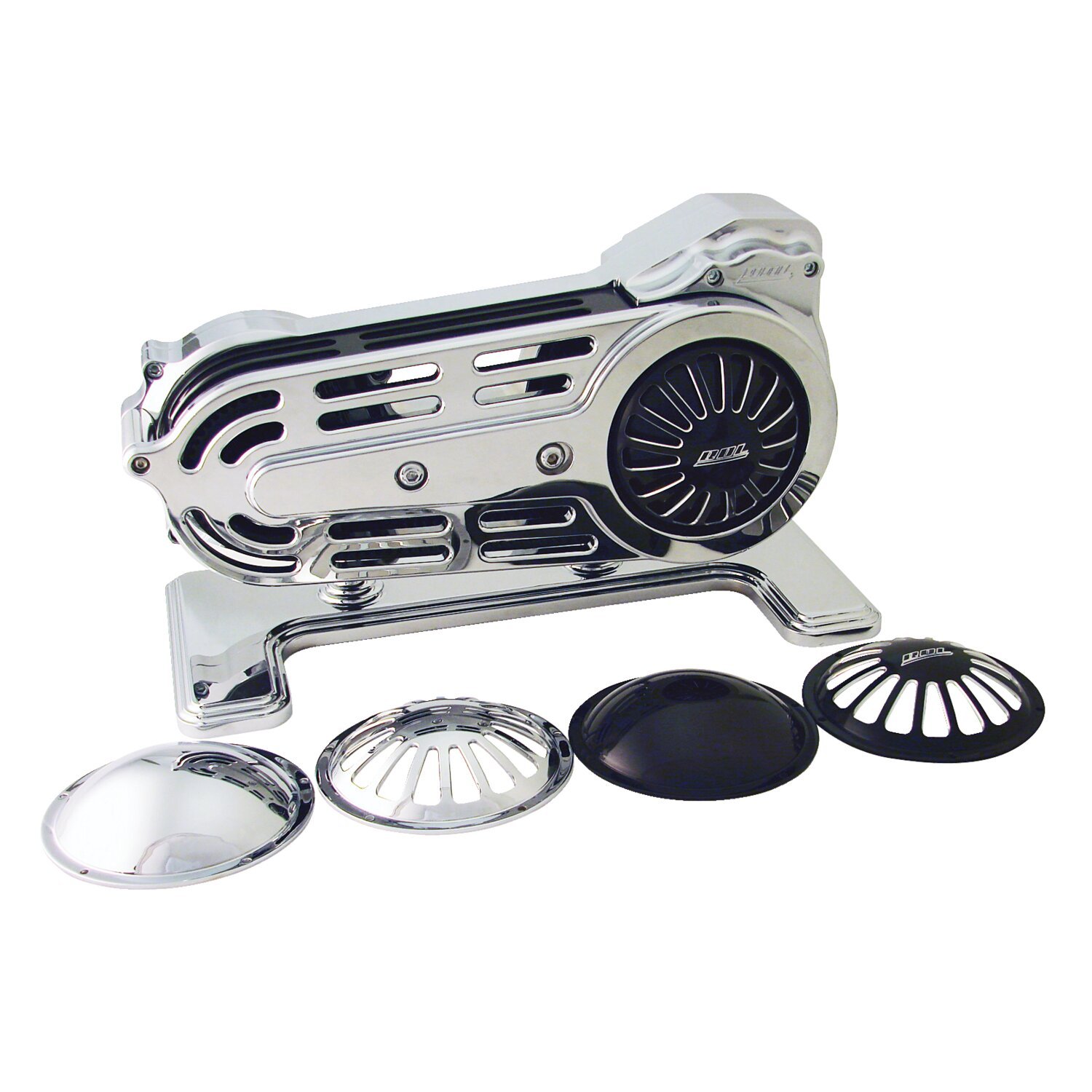 BDL, EV-700 series 2" belt drive kit, Polished