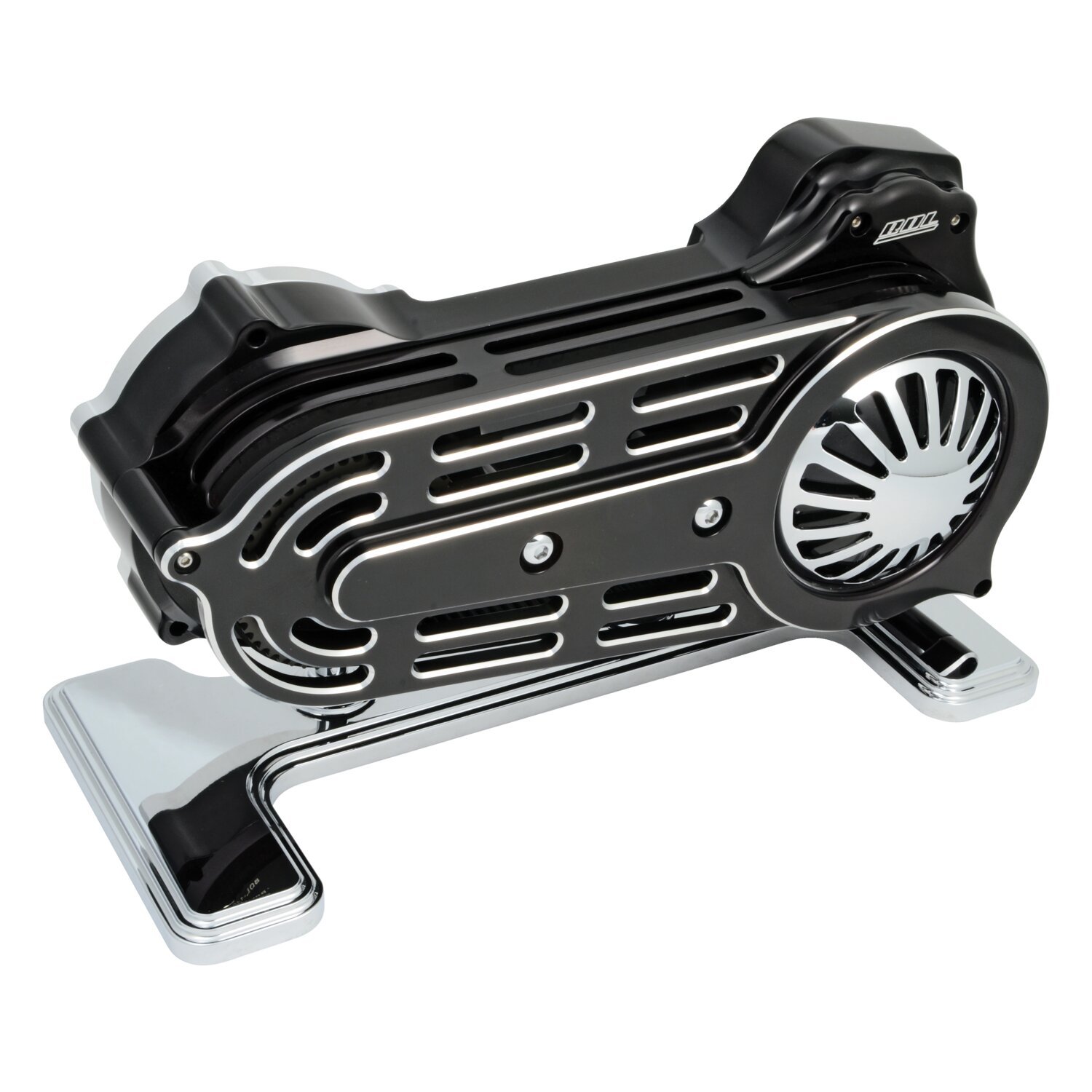 BDL, EV-725 series 2" belt drive kit, Black, Polished