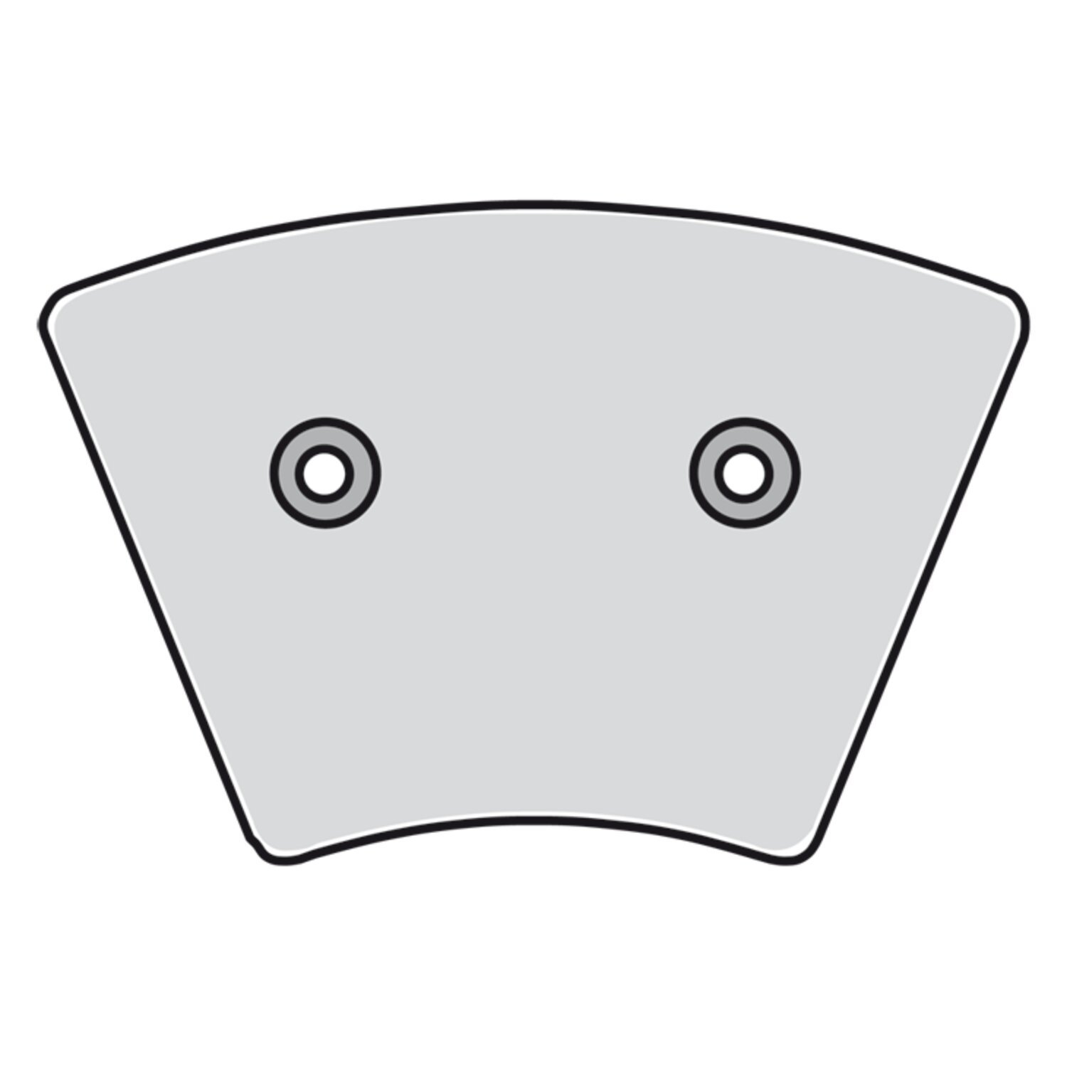 MCS, brake pads front. Organic