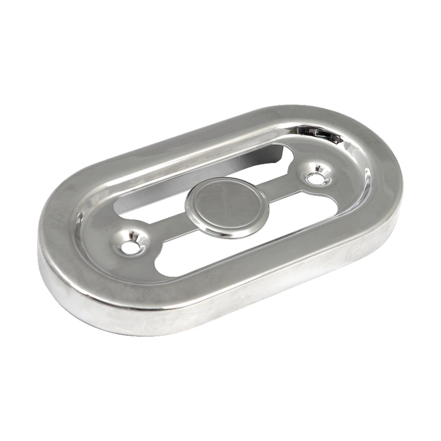 Voltage regulator/rectifier cover. Chrome, Silver