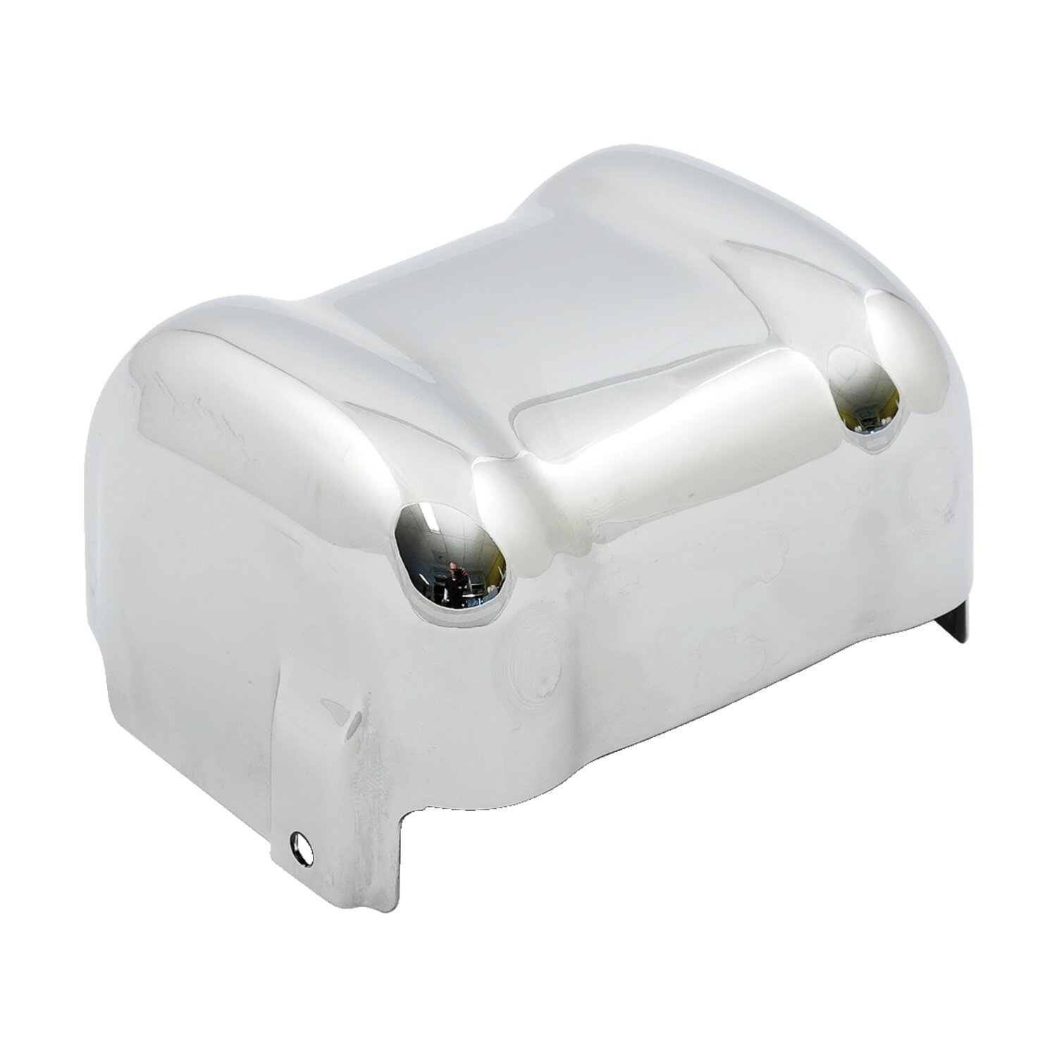 Coil cover 07-17 Softail OEM style, Silver, Chrome