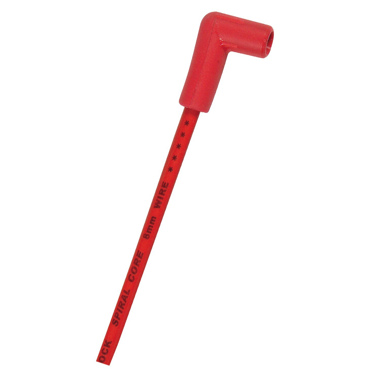 Accel, 8mm Ferro Spiral core spark plug wire set, Red