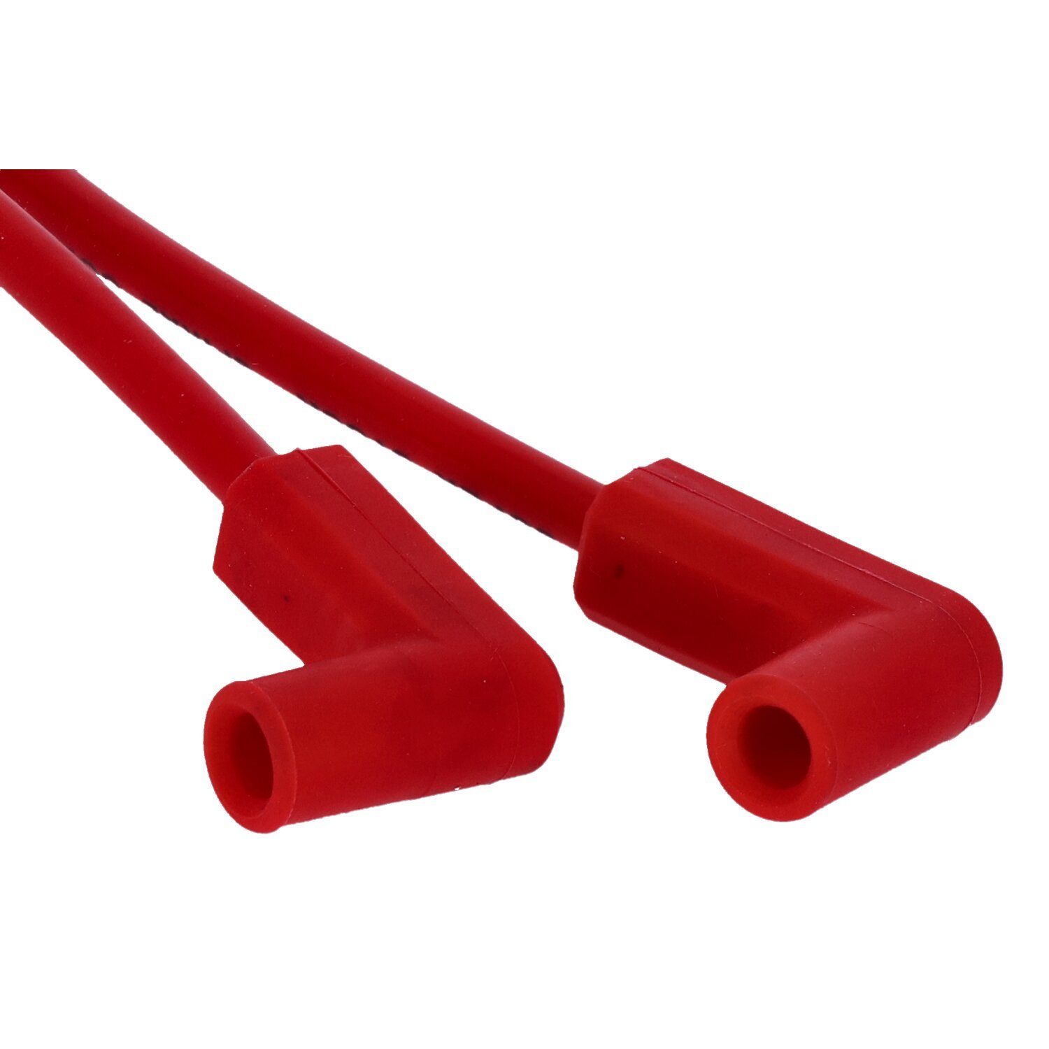 Accel, 8mm Ferro Spiral core spark plug wire set, Red