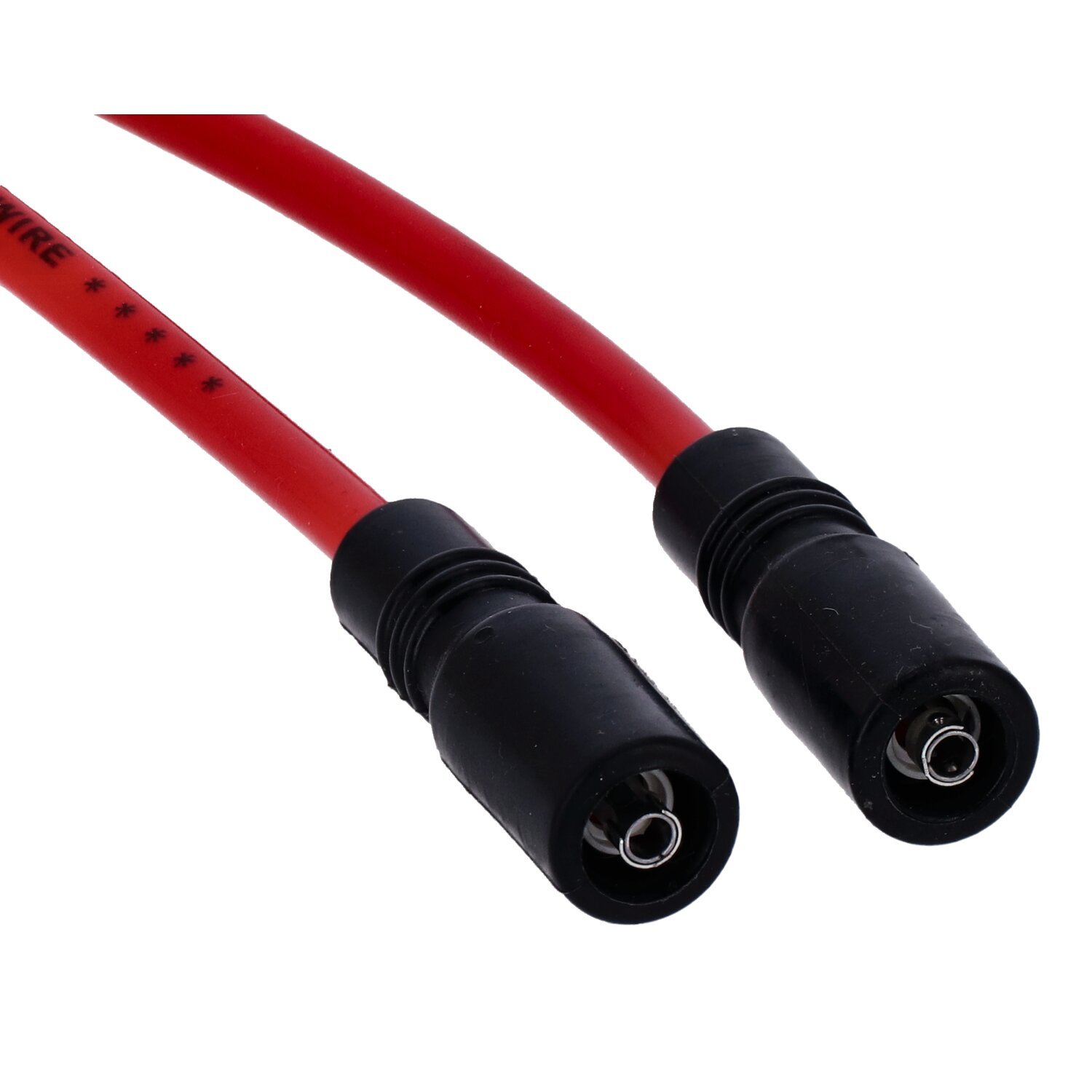Accel, 8mm Ferro Spiral core spark plug wire set, Red
