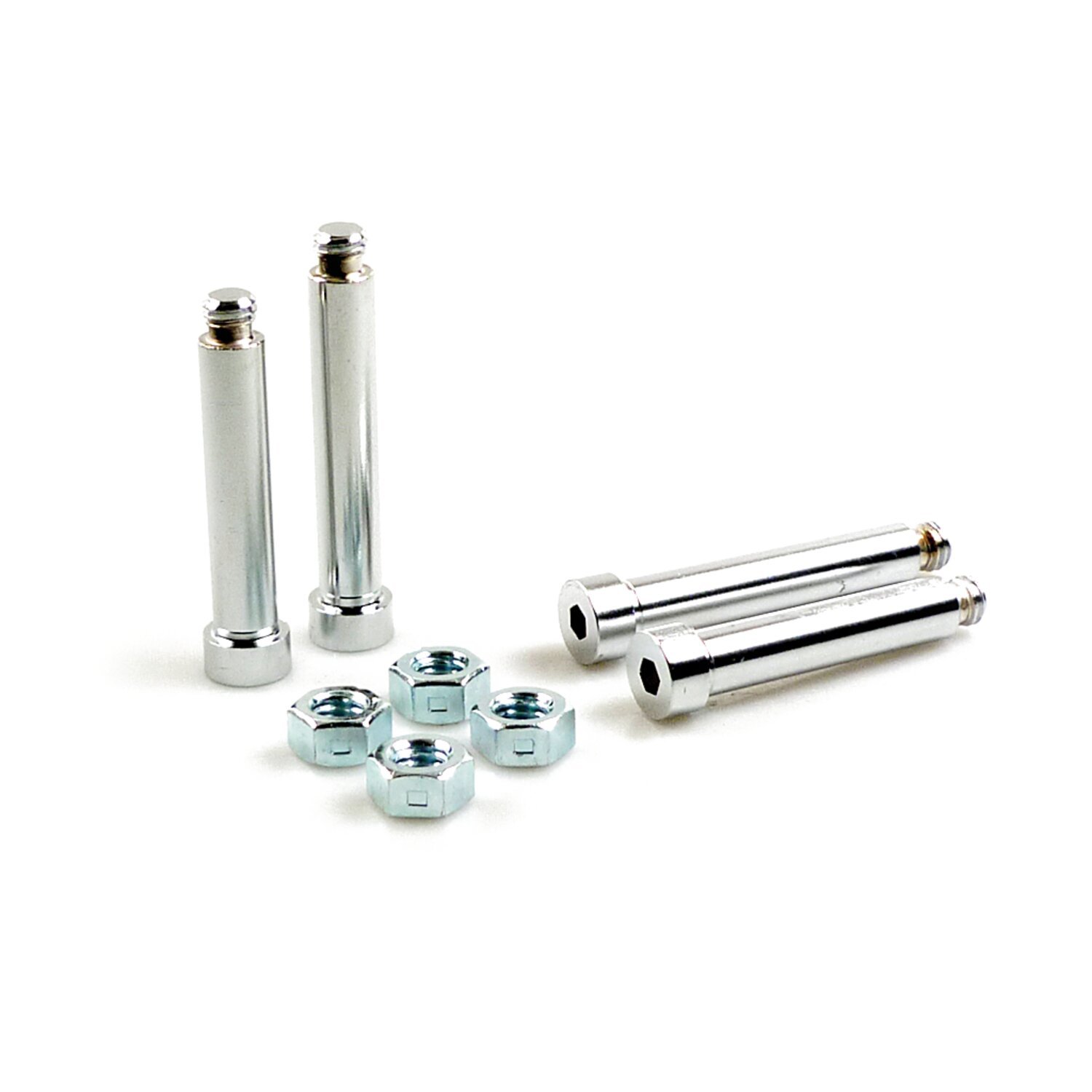 Caliper mount kit, front. chrome allen